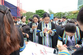 314. บรรยากาศการฝึกซ้อมพิธีพระราชทานปริญญาบัตร ประจำปีการศึกษา 2564-2565 ณ มหาวิทยาลัยราชภัฏกำแพงเพชร