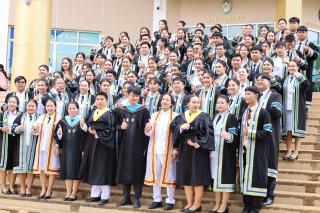 338. บรรยากาศการฝึกซ้อมพิธีพระราชทานปริญญาบัตร ประจำปีการศึกษา 2564-2565 ณ มหาวิทยาลัยราชภัฏกำแพงเพชร