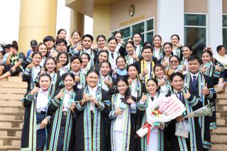 348. บรรยากาศการฝึกซ้อมพิธีพระราชทานปริญญาบัตร ประจำปีการศึกษา 2564-2565 ณ มหาวิทยาลัยราชภัฏกำแพงเพชร