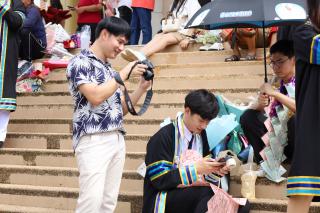 371. บรรยากาศการฝึกซ้อมพิธีพระราชทานปริญญาบัตร ประจำปีการศึกษา 2564-2565 ณ มหาวิทยาลัยราชภัฏกำแพงเพชร