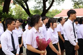 375. บรรยากาศการฝึกซ้อมพิธีพระราชทานปริญญาบัตร ประจำปีการศึกษา 2564-2565 ณ มหาวิทยาลัยราชภัฏกำแพงเพชร