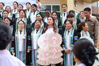 377. บรรยากาศการฝึกซ้อมพิธีพระราชทานปริญญาบัตร ประจำปีการศึกษา 2564-2565 ณ มหาวิทยาลัยราชภัฏกำแพงเพชร