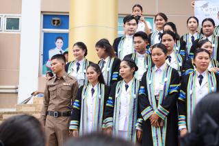 378. บรรยากาศการฝึกซ้อมพิธีพระราชทานปริญญาบัตร ประจำปีการศึกษา 2564-2565 ณ มหาวิทยาลัยราชภัฏกำแพงเพชร