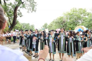 383. บรรยากาศการฝึกซ้อมพิธีพระราชทานปริญญาบัตร ประจำปีการศึกษา 2564-2565 ณ มหาวิทยาลัยราชภัฏกำแพงเพชร