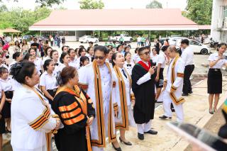 388. บรรยากาศการฝึกซ้อมพิธีพระราชทานปริญญาบัตร ประจำปีการศึกษา 2564-2565 ณ มหาวิทยาลัยราชภัฏกำแพงเพชร