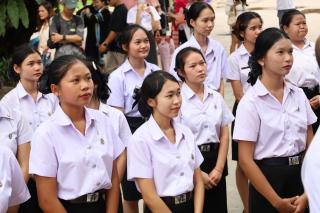 391. บรรยากาศการฝึกซ้อมพิธีพระราชทานปริญญาบัตร ประจำปีการศึกษา 2564-2565 ณ มหาวิทยาลัยราชภัฏกำแพงเพชร