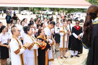 394. บรรยากาศการฝึกซ้อมพิธีพระราชทานปริญญาบัตร ประจำปีการศึกษา 2564-2565 ณ มหาวิทยาลัยราชภัฏกำแพงเพชร