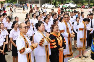 397. บรรยากาศการฝึกซ้อมพิธีพระราชทานปริญญาบัตร ประจำปีการศึกษา 2564-2565 ณ มหาวิทยาลัยราชภัฏกำแพงเพชร