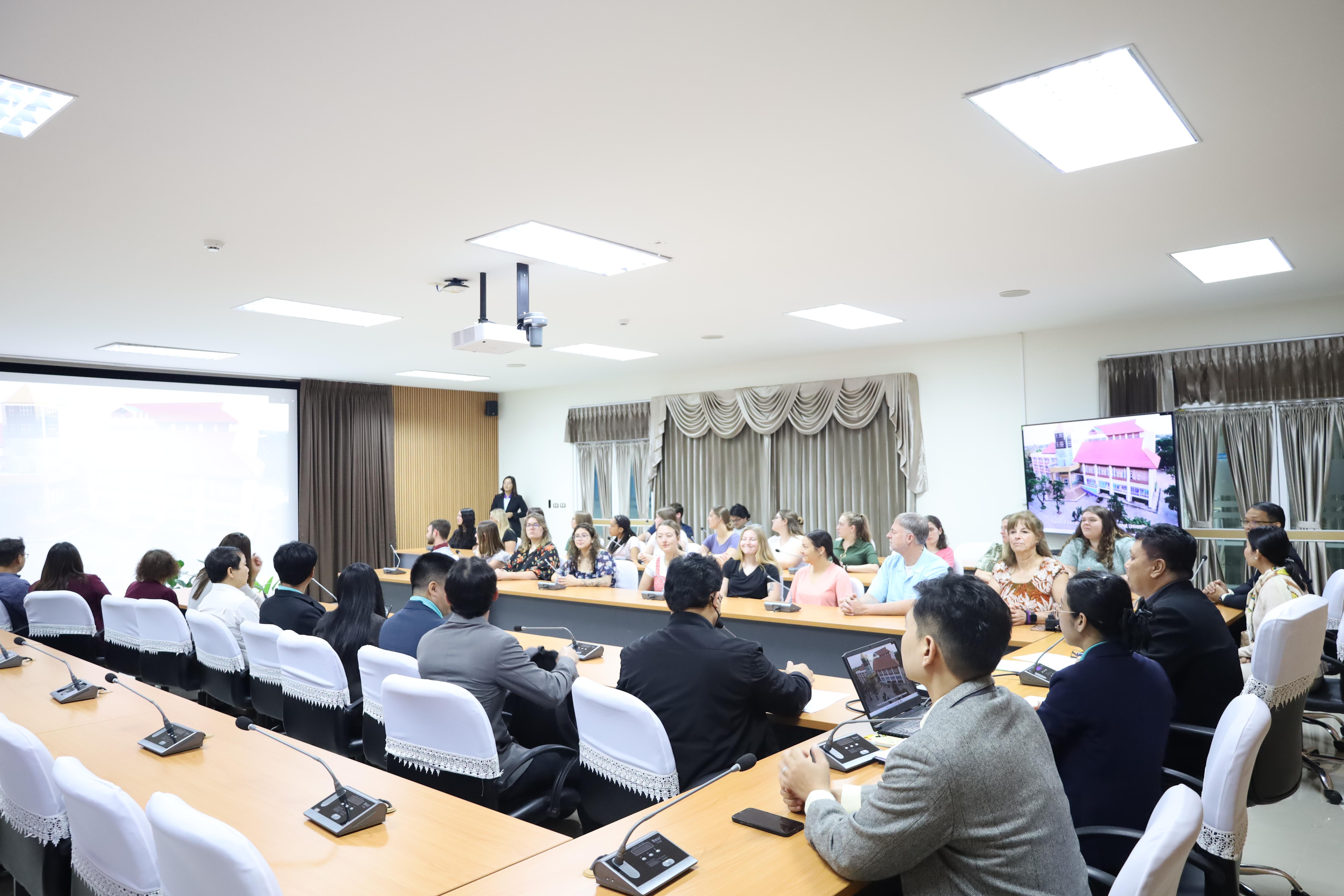 4. ต้อนรับคณะอาจารย์และนักศึกษาจาก Bowling Green State University (BGSU) รัฐ Ohio ประเทศอเมริกา