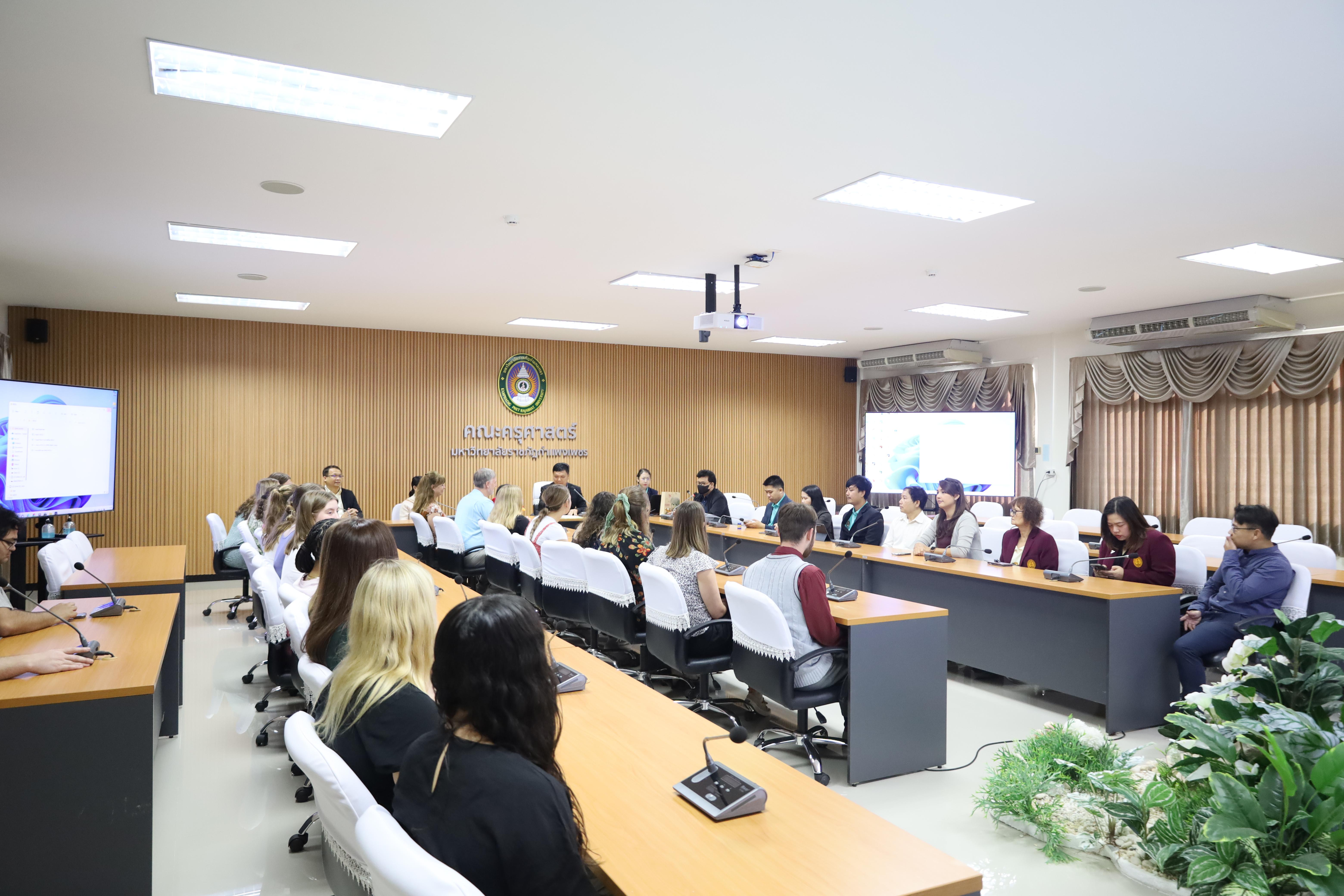 1. ต้อนรับคณะอาจารย์และนักศึกษาจาก Bowling Green State University (BGSU) รัฐ Ohio ประเทศอเมริกา