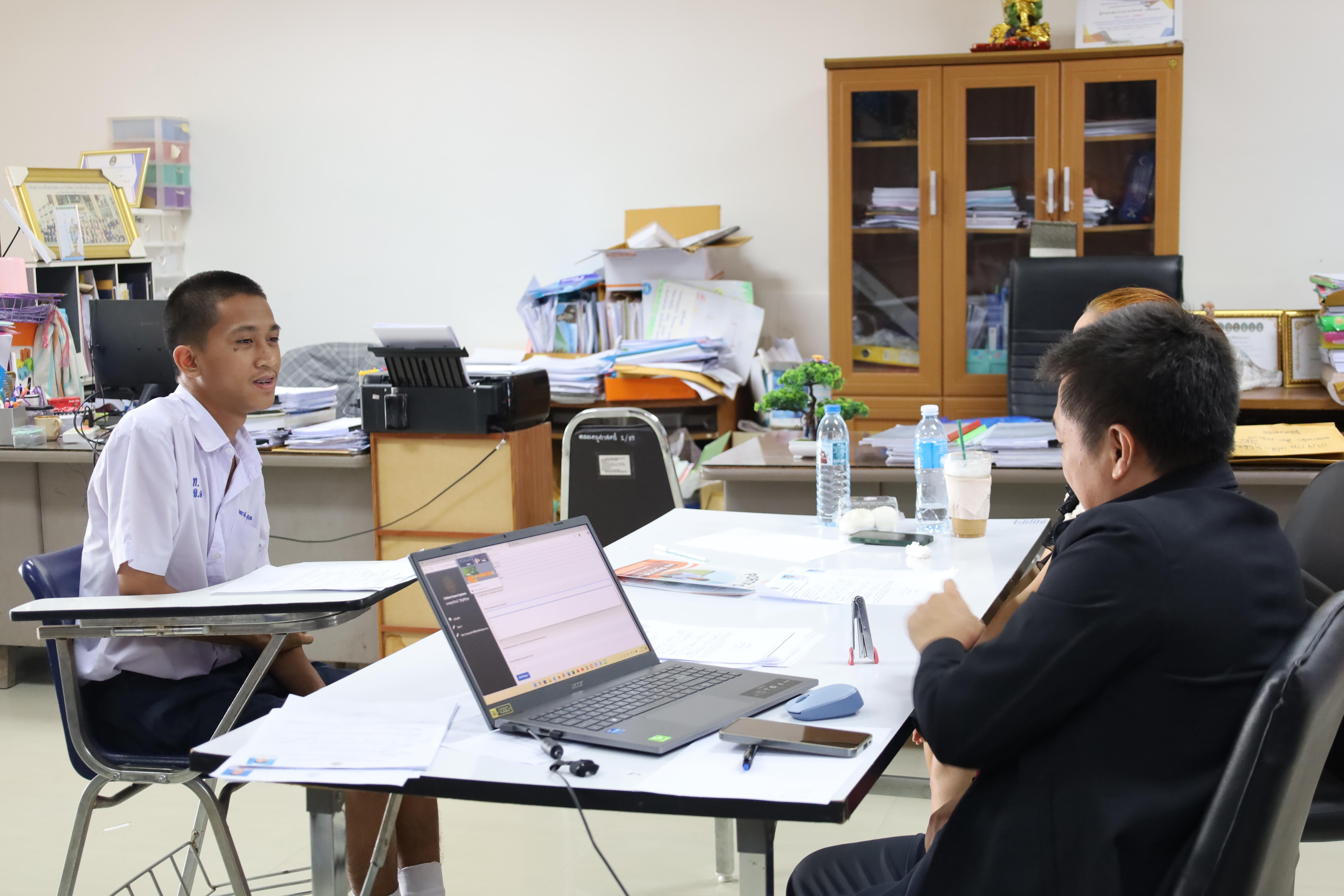 61. บรรยากาศการสอบสัมภาษณ์นักศึกษารอบ 2