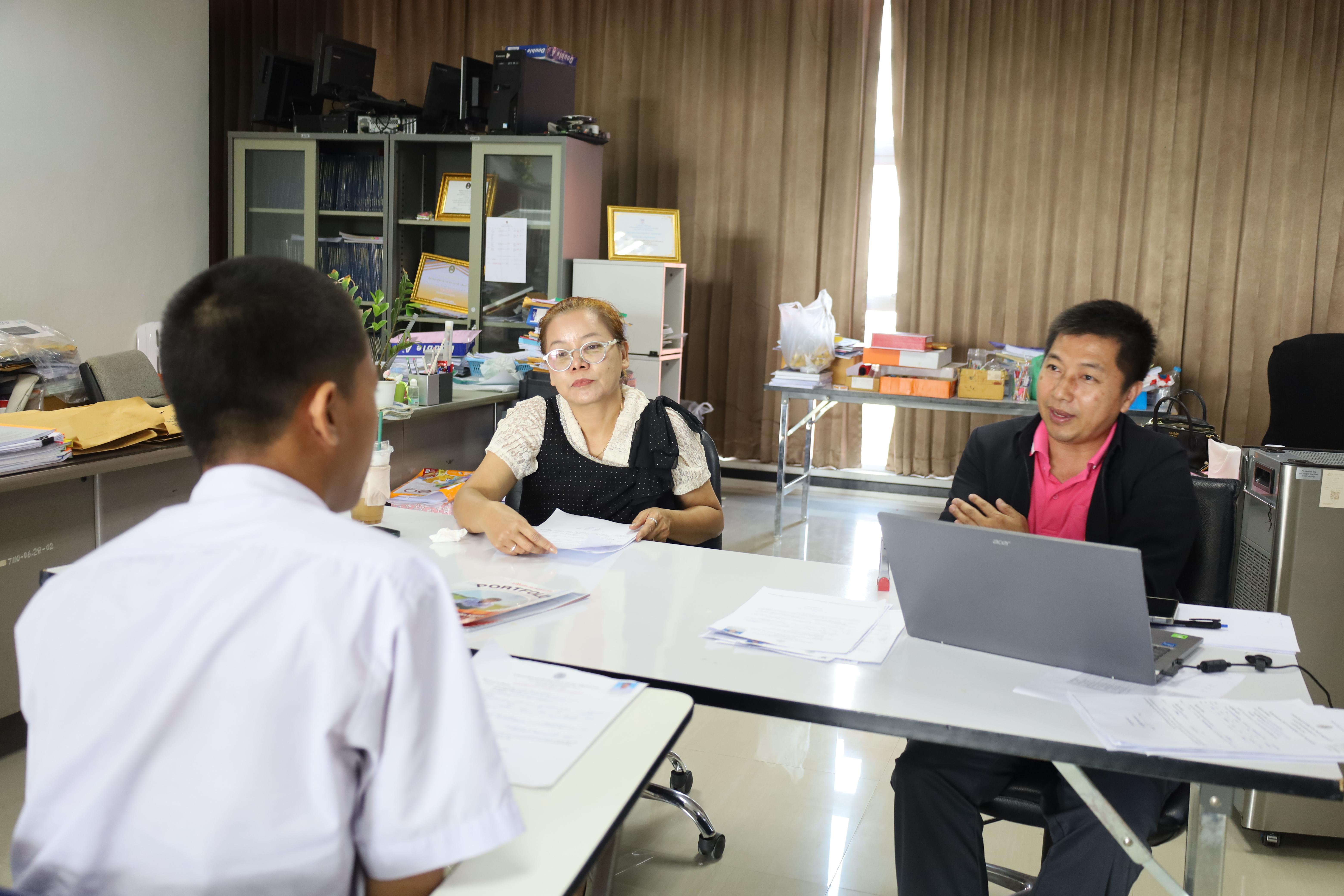 63. บรรยากาศการสอบสัมภาษณ์นักศึกษารอบ 2