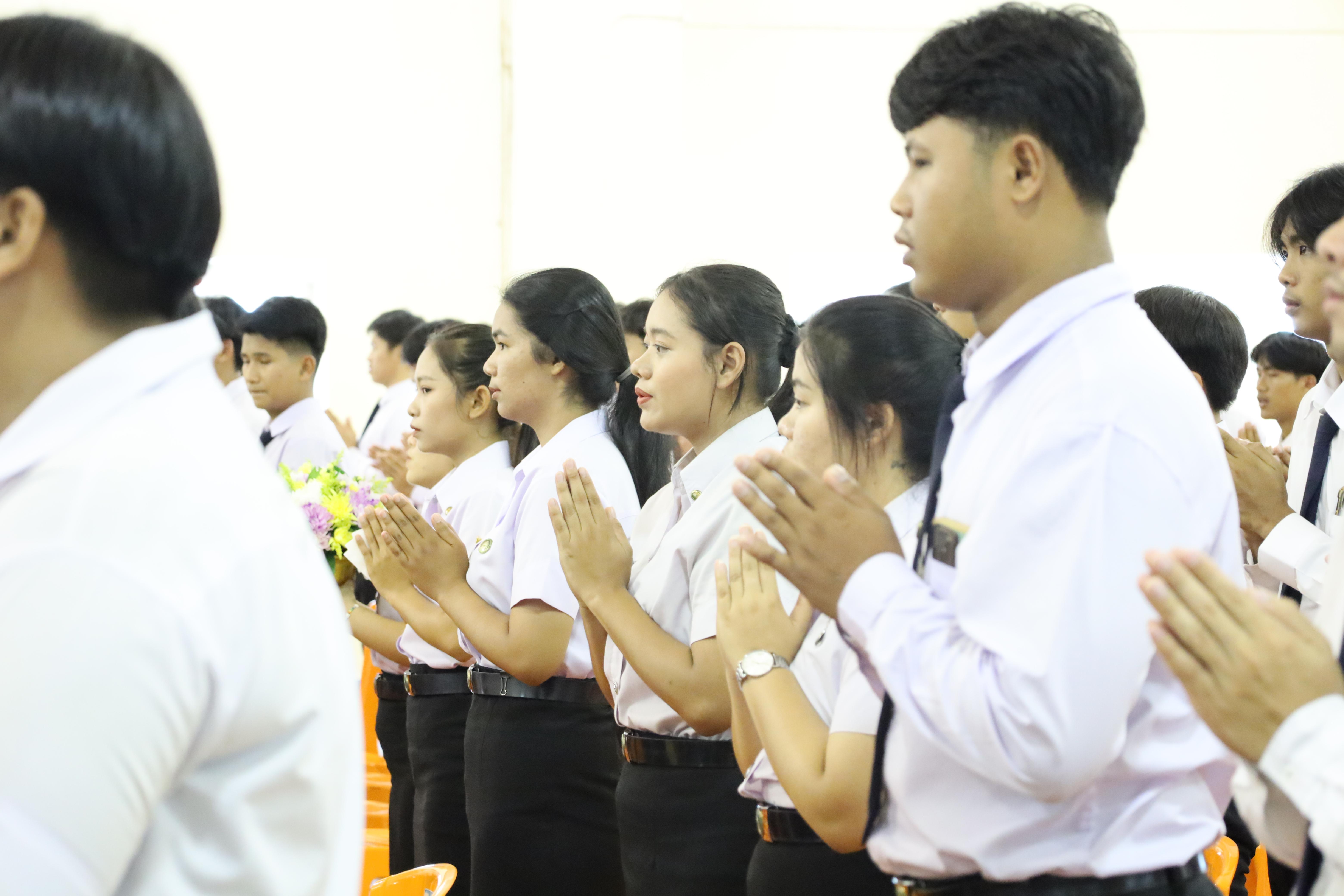 25. พิธีไหว้ครูโปรแกรมวิชาพลศึกษา
