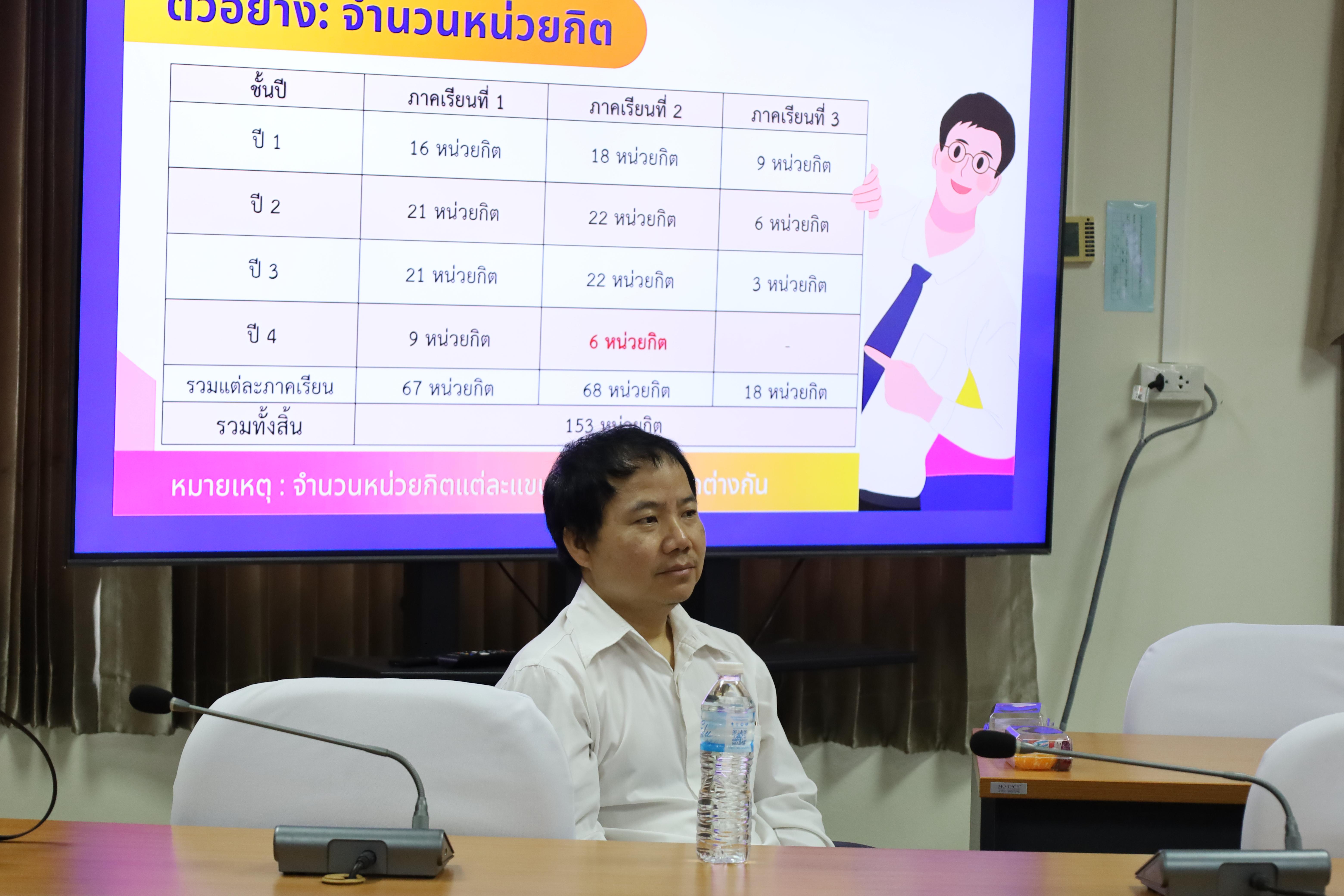 54. ผู้ทรงคุณวุฒิสภาวิชาการ พบอาจารย์คณะครุศาสตร์