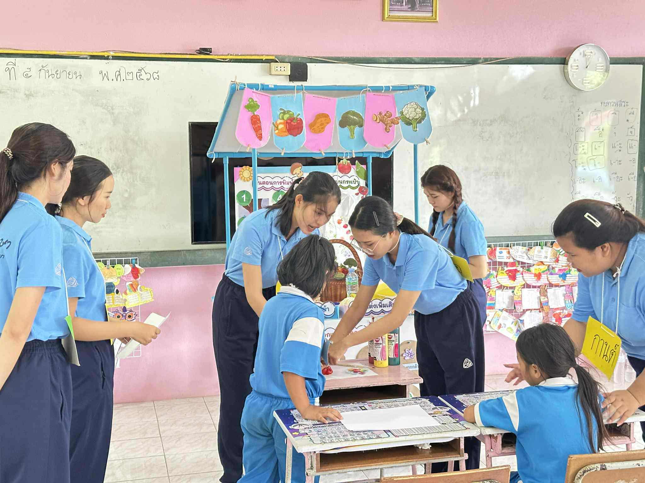 9. กิจกรรมบริการวิชาการโปรแกรมการประถมศึกษา "ค่ายศิลปะบูรณาการกับสาระการเรียนรู้สำหรับนักเรียน ป.1-ป.6 โรงเรียนบ้านโนนม่วง"