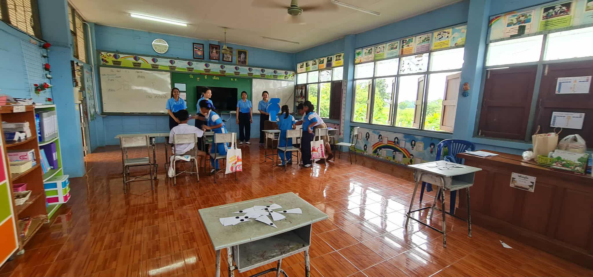 13. กิจกรรมบริการวิชาการโปรแกรมการประถมศึกษา "ค่ายศิลปะบูรณาการกับสาระการเรียนรู้สำหรับนักเรียน ป.1-ป.6 โรงเรียนบ้านโนนม่วง"