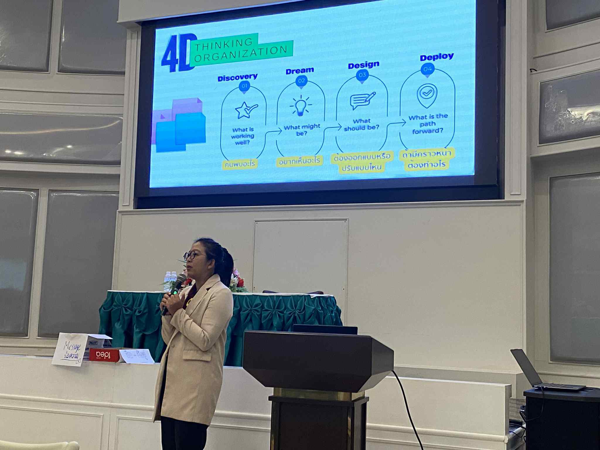 1. การประชุมถอดบทเรียนการดำเนินงานโครงการพัฒนาครูในโครงการผลิตครูเพื่อพัฒนาท้องถิ่น