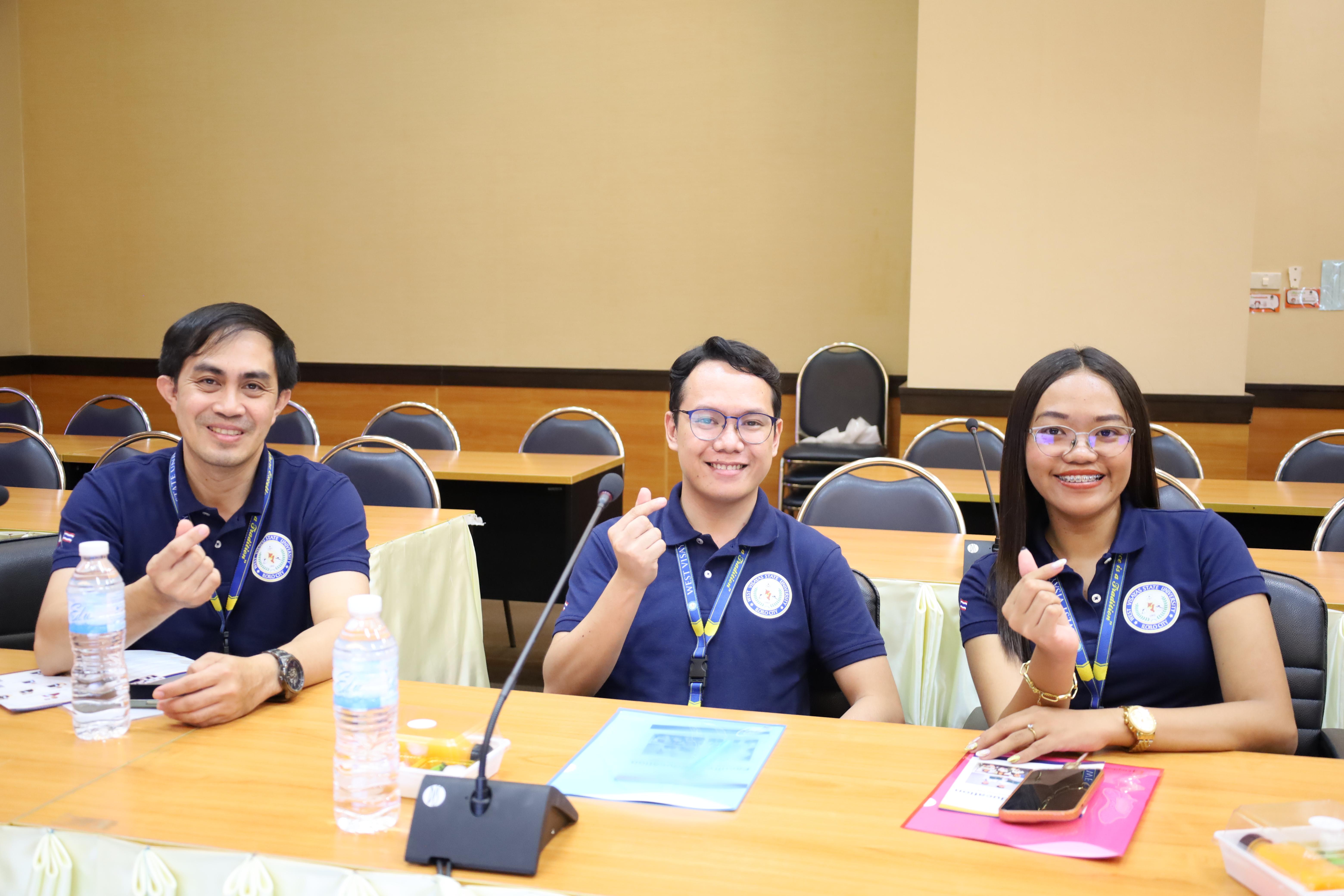 59. กิจกรรมแลกเปลี่ยนวัฒนธรรมเพื่อกำรเรียนรู้สำหรับคณาจารย์และนักศึกษาระดับบัณฑิตศึกษา คณะครุศาสตร์ ความร่วมมือกับ West Visayas State University ประจำปีการศึกษา 2568