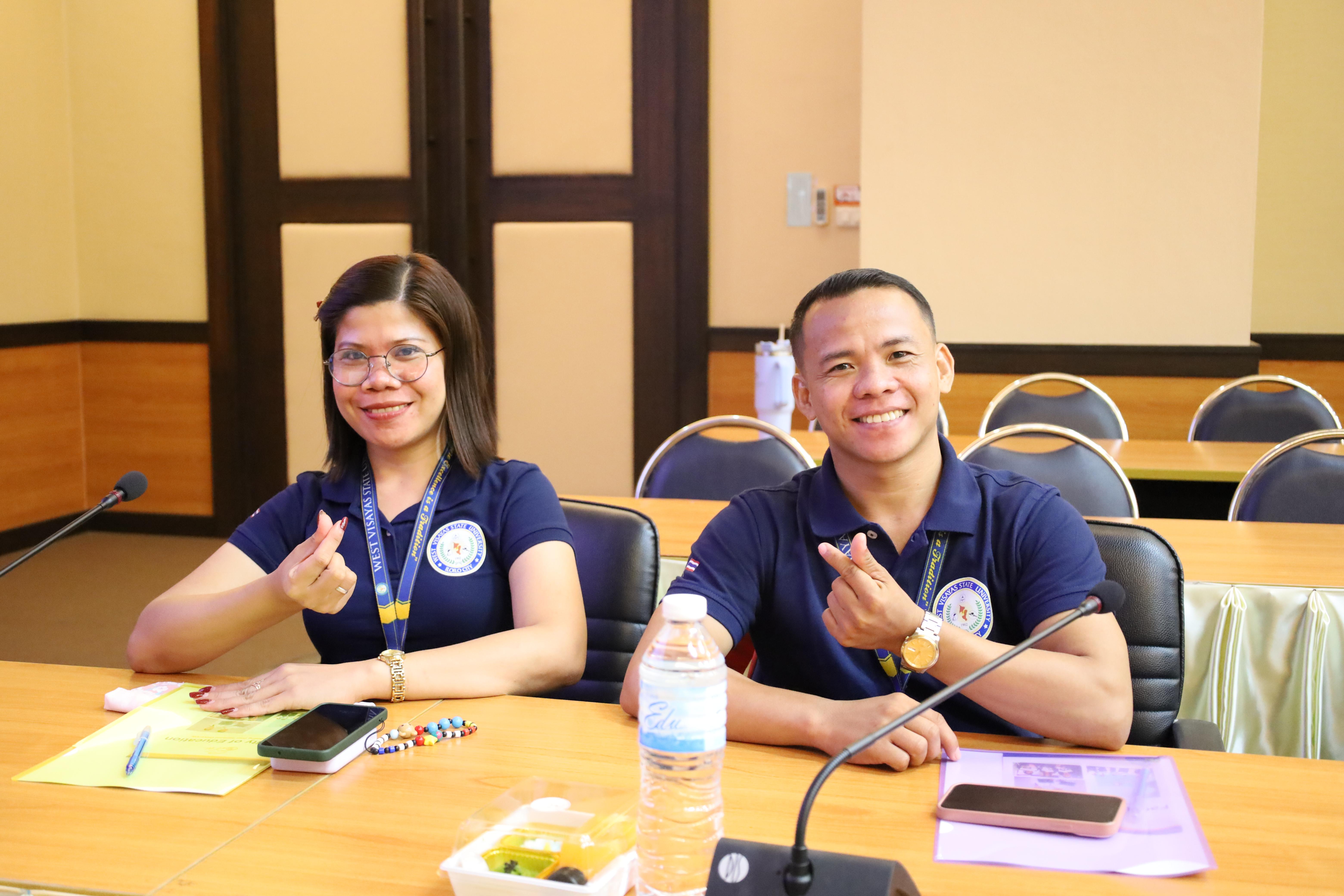 68. กิจกรรมแลกเปลี่ยนวัฒนธรรมเพื่อกำรเรียนรู้สำหรับคณาจารย์และนักศึกษาระดับบัณฑิตศึกษา คณะครุศาสตร์ ความร่วมมือกับ West Visayas State University ประจำปีการศึกษา 2568