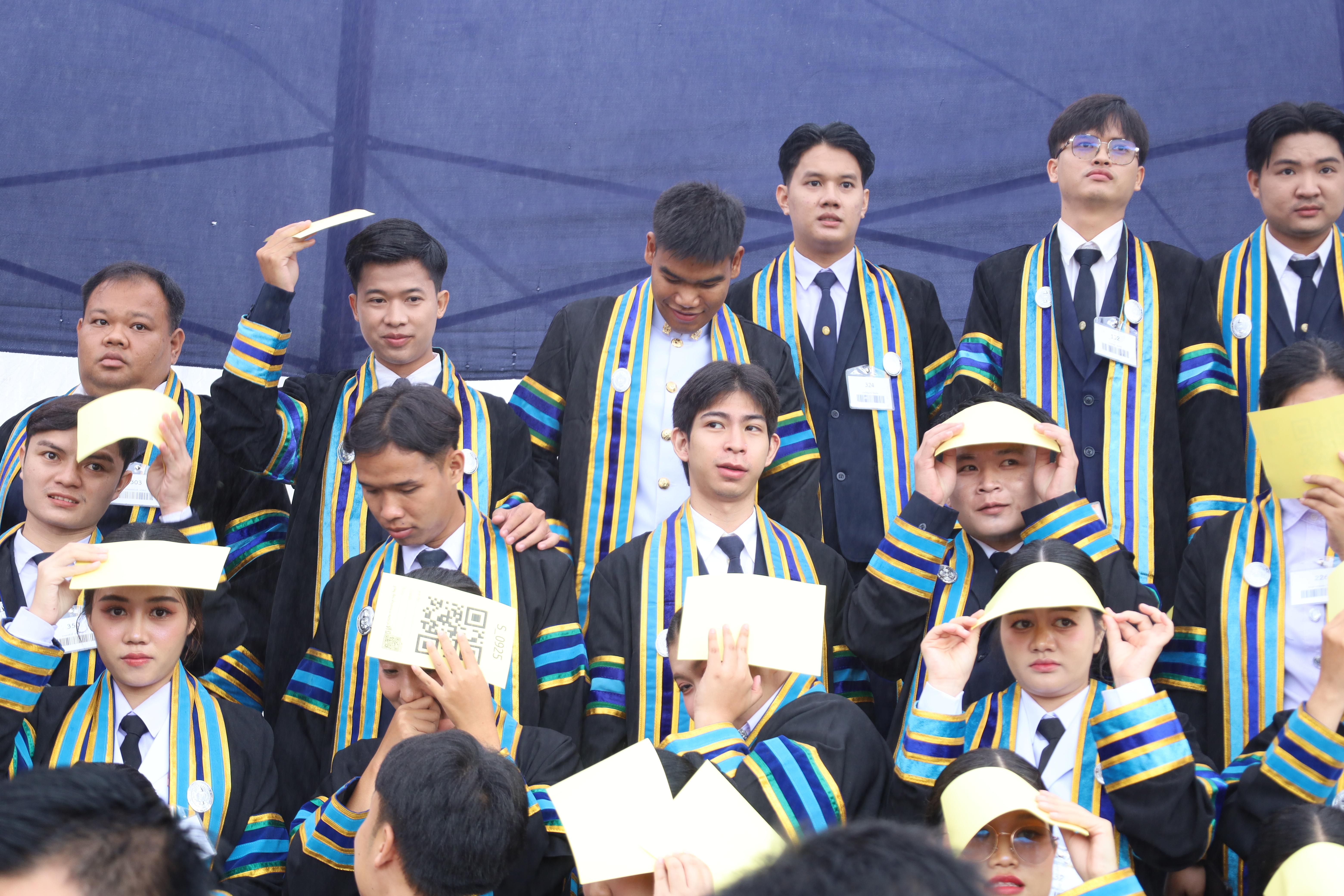 56. บรรยากาศซ้อมใหญ่พิธีพระราชทานปริญญาบัตร ประจำปีพ.ศ.2568