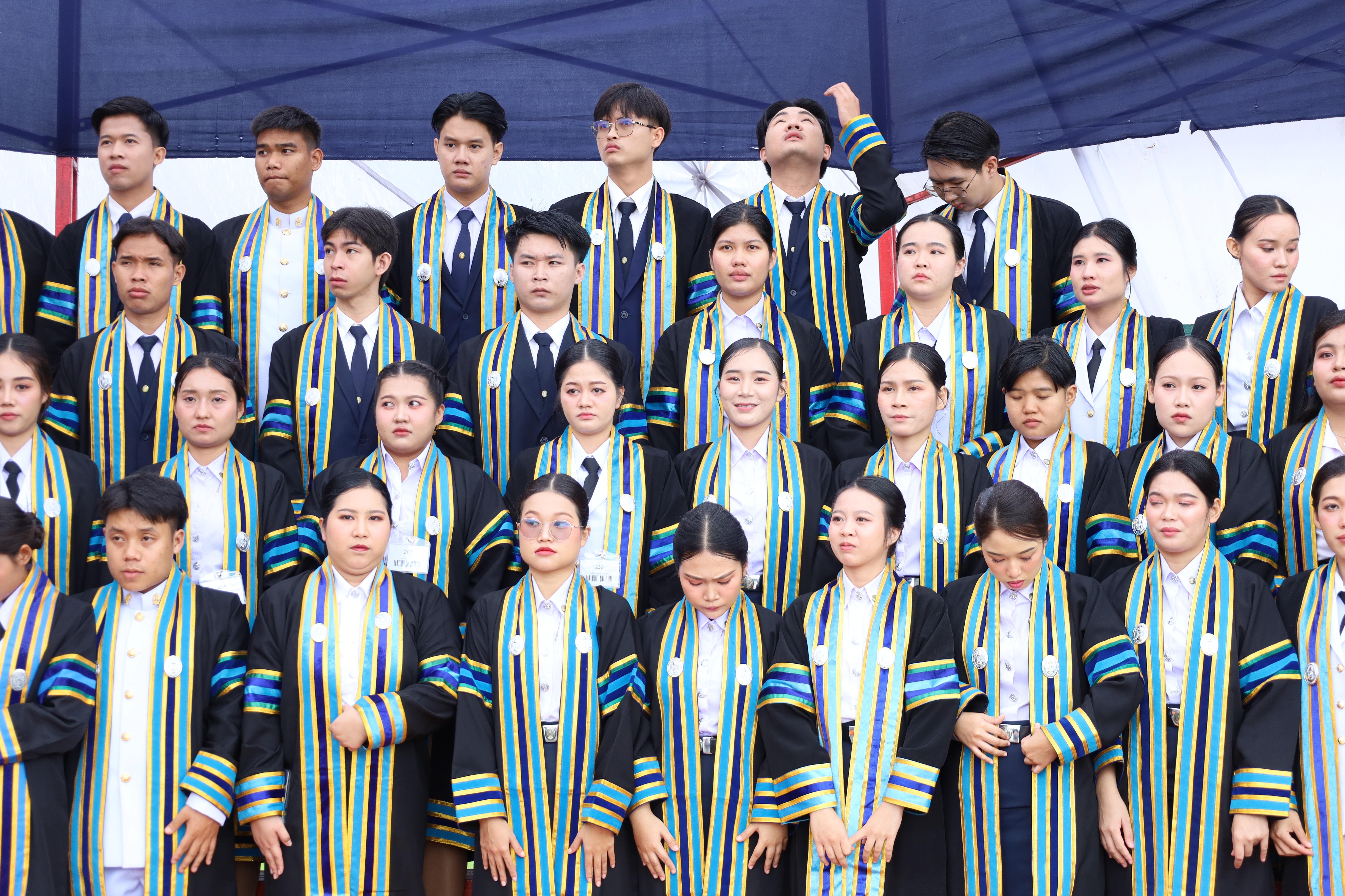 65. บรรยากาศซ้อมใหญ่พิธีพระราชทานปริญญาบัตร ประจำปีพ.ศ.2568