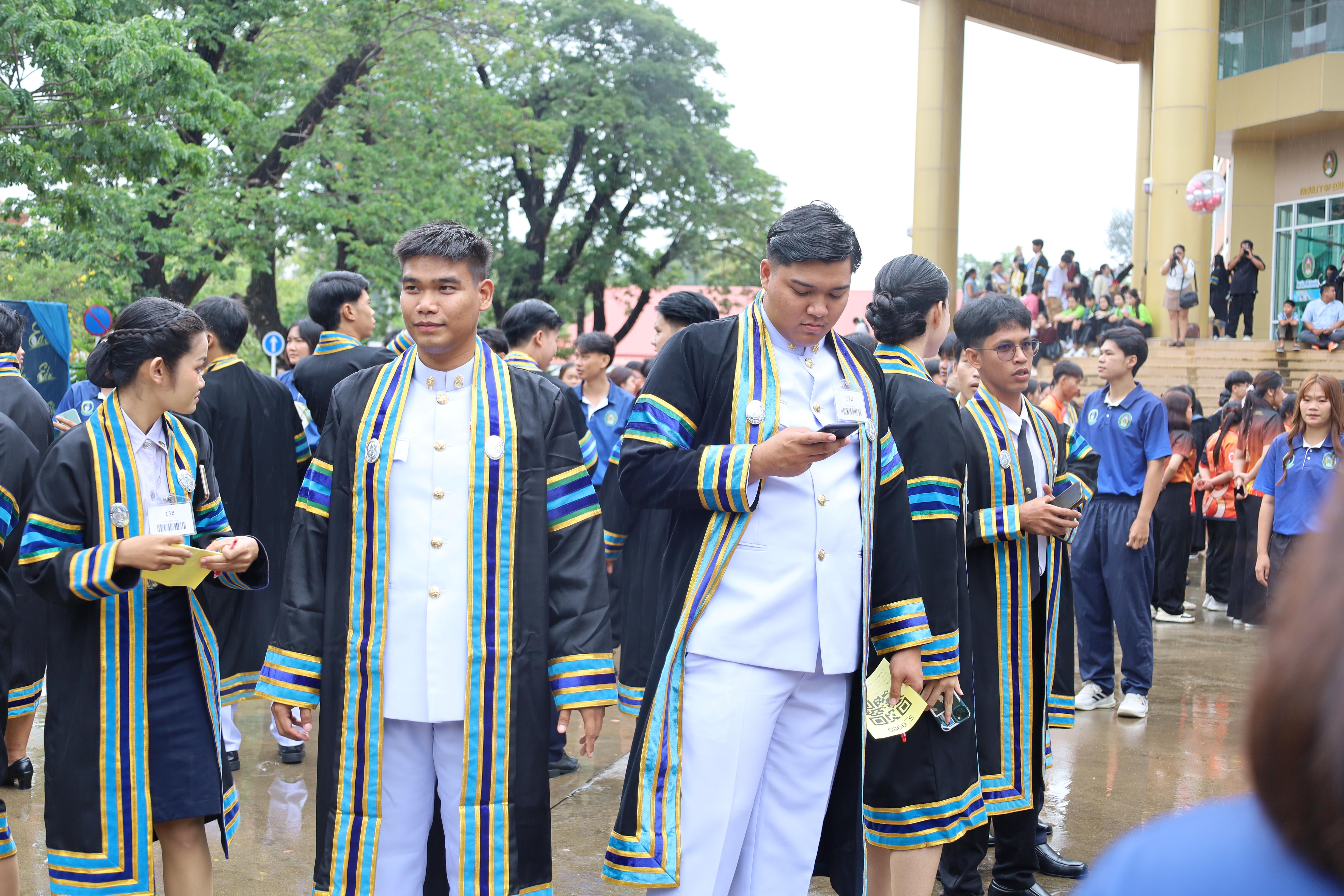104. บรรยากาศซ้อมใหญ่พิธีพระราชทานปริญญาบัตร ประจำปีพ.ศ.2568