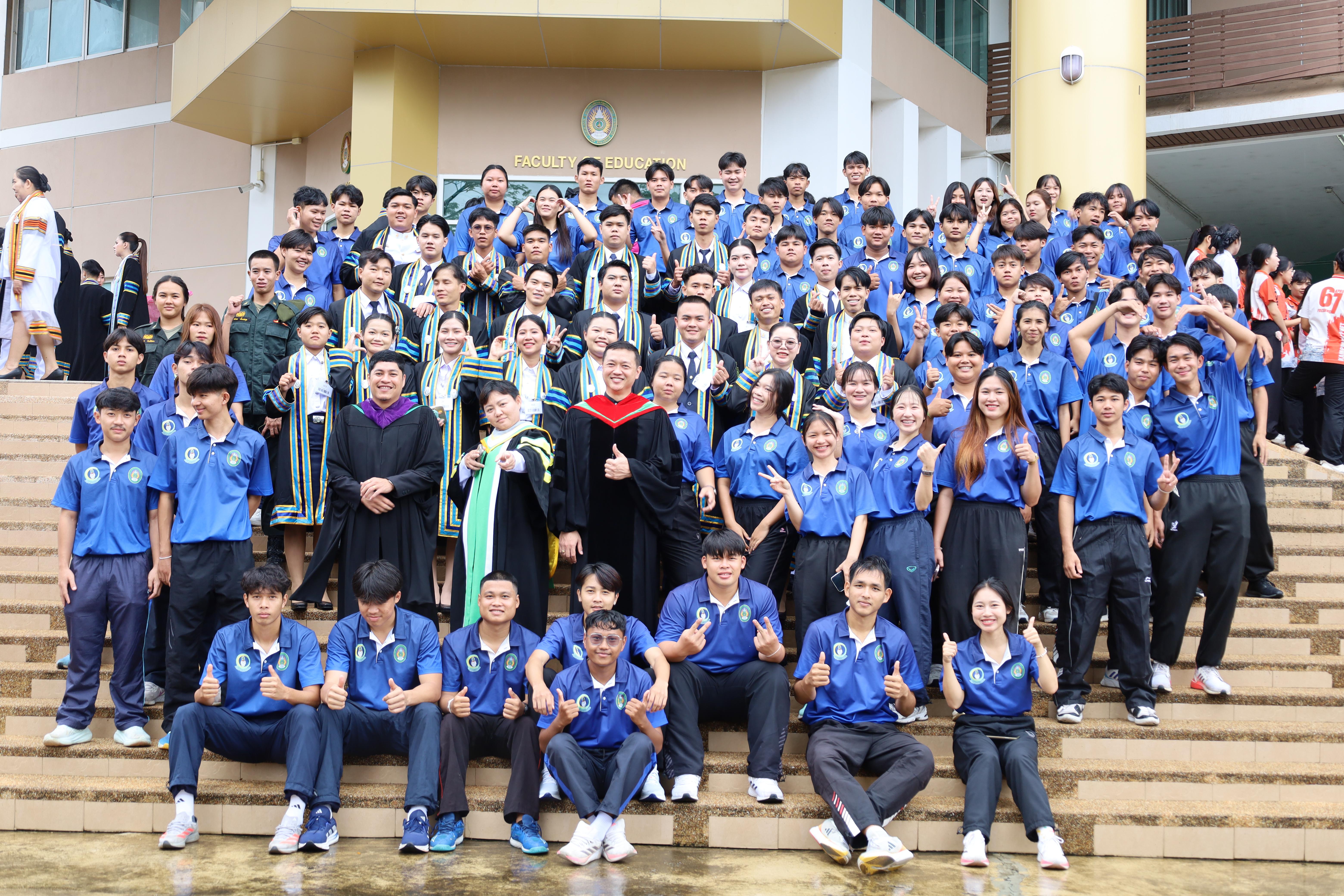 124. บรรยากาศซ้อมใหญ่พิธีพระราชทานปริญญาบัตร ประจำปีพ.ศ.2568