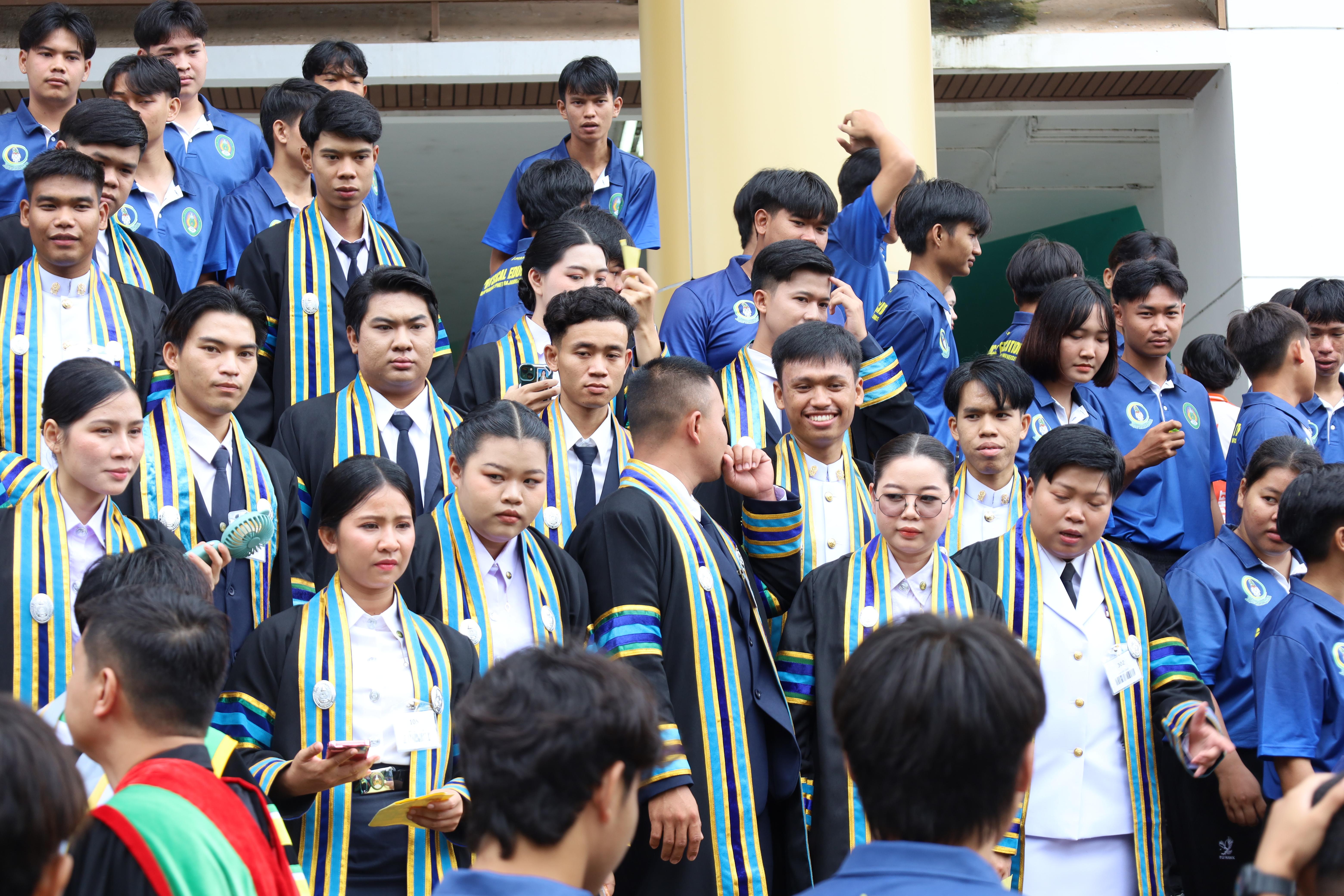 126. บรรยากาศซ้อมใหญ่พิธีพระราชทานปริญญาบัตร ประจำปีพ.ศ.2568