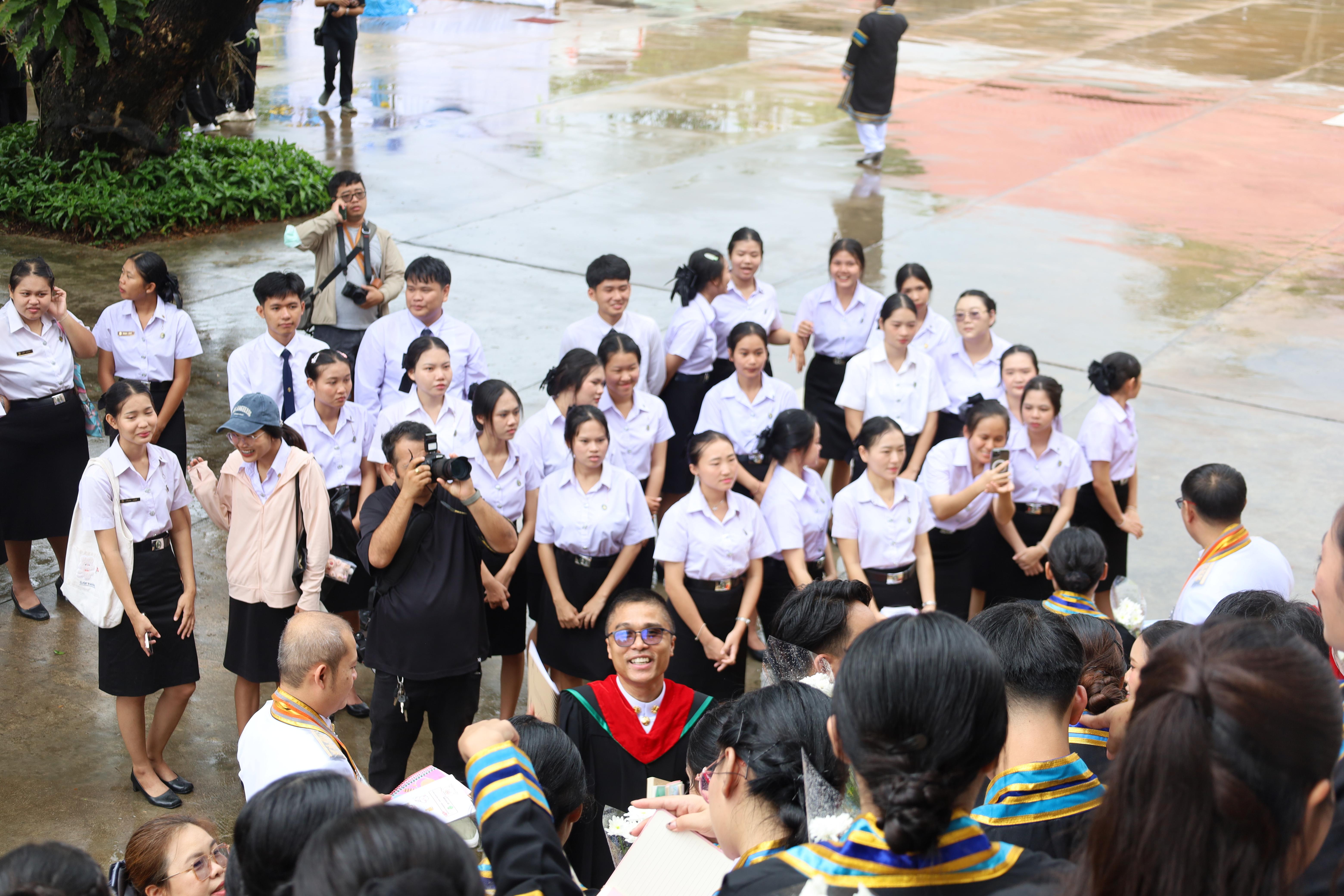 196. บรรยากาศซ้อมใหญ่พิธีพระราชทานปริญญาบัตร ประจำปีพ.ศ.2568