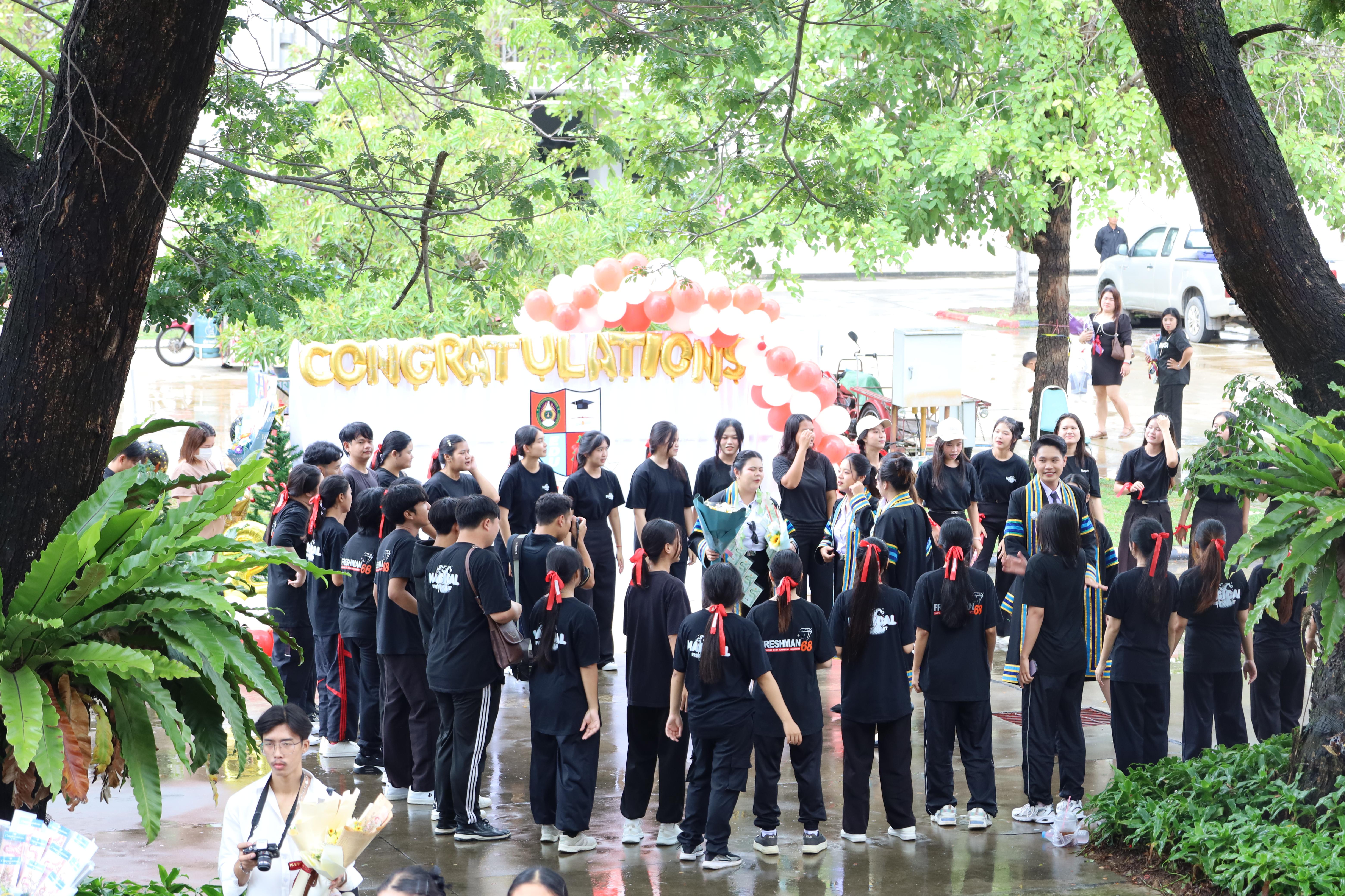 202. บรรยากาศซ้อมใหญ่พิธีพระราชทานปริญญาบัตร ประจำปีพ.ศ.2568