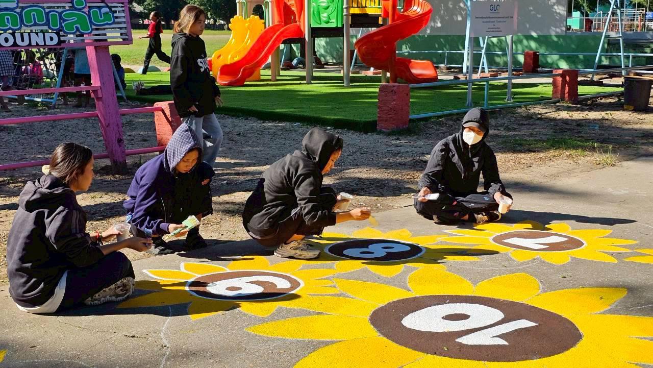 1. กิจกรรมพัฒนาลาน Brain Based Learning (BBL) โรงเรียนบ้านประชาสุขสันต์ อ.ลานกระบือ จ.กำแพงเพชร