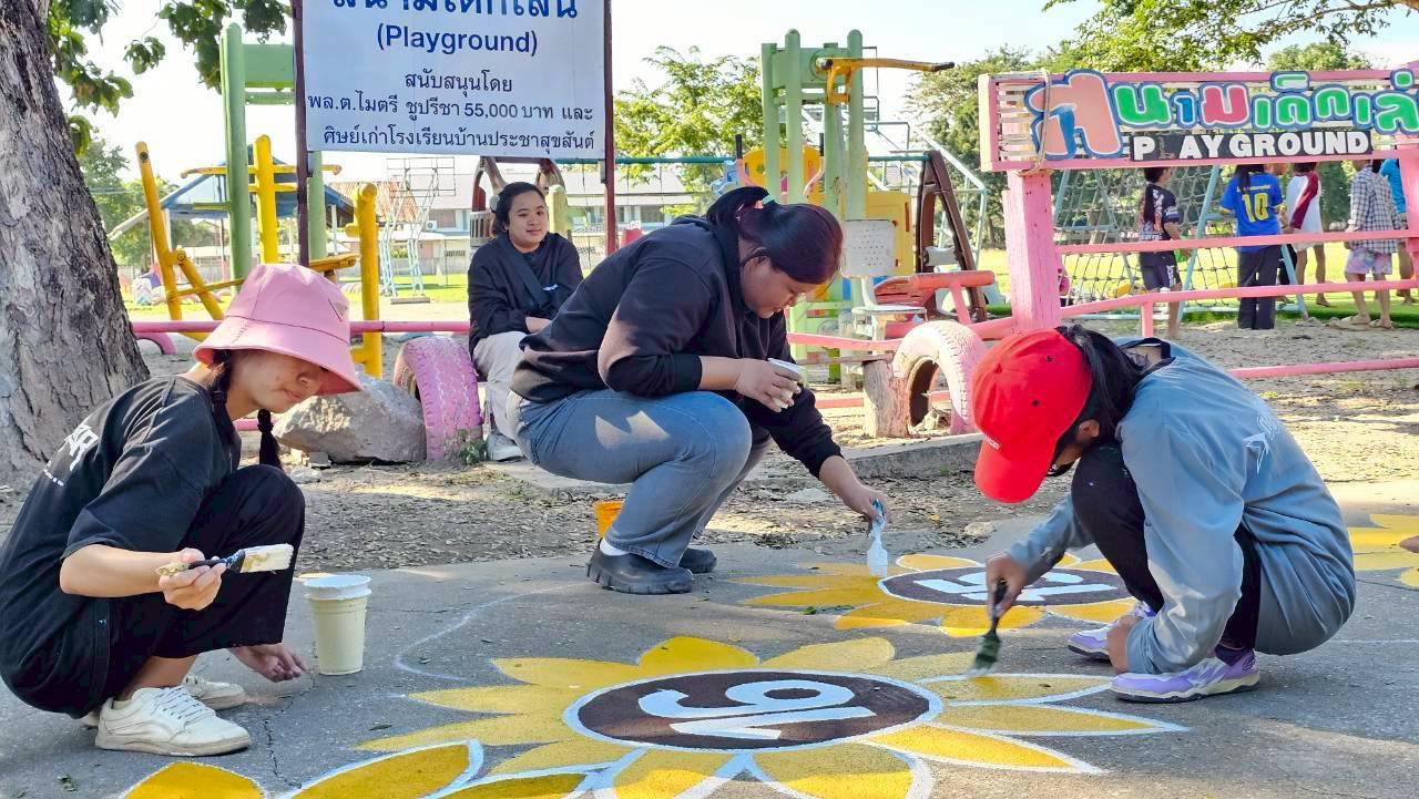 6. กิจกรรมพัฒนาลาน Brain Based Learning (BBL) โรงเรียนบ้านประชาสุขสันต์ อ.ลานกระบือ จ.กำแพงเพชร