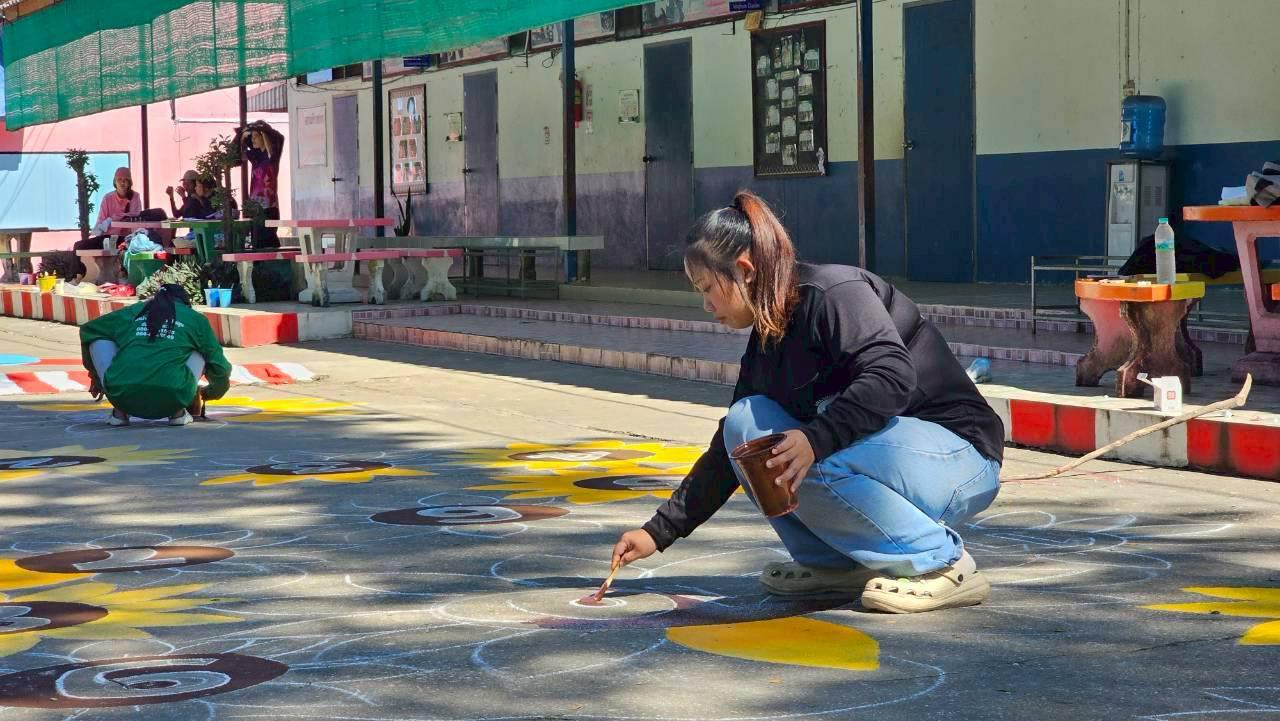 12. กิจกรรมพัฒนาลาน Brain Based Learning (BBL) โรงเรียนบ้านประชาสุขสันต์ อ.ลานกระบือ จ.กำแพงเพชร