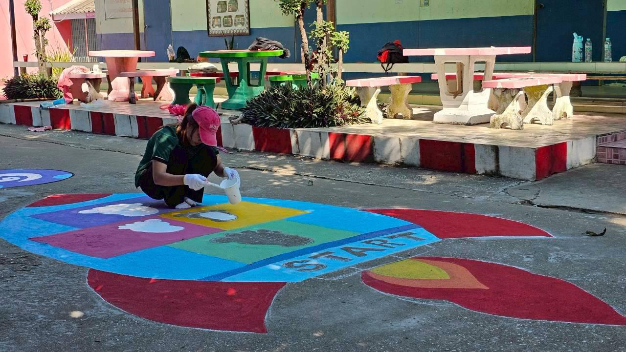 27. กิจกรรมพัฒนาลาน Brain Based Learning (BBL) โรงเรียนบ้านประชาสุขสันต์ อ.ลานกระบือ จ.กำแพงเพชร