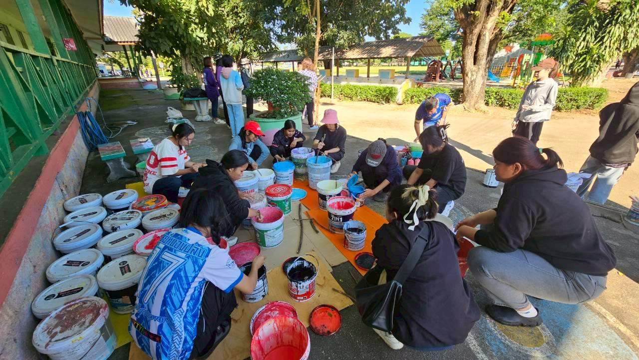 31. กิจกรรมพัฒนาลาน Brain Based Learning (BBL) โรงเรียนบ้านประชาสุขสันต์ อ.ลานกระบือ จ.กำแพงเพชร