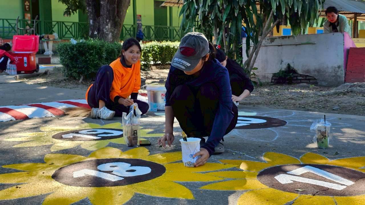 34. กิจกรรมพัฒนาลาน Brain Based Learning (BBL) โรงเรียนบ้านประชาสุขสันต์ อ.ลานกระบือ จ.กำแพงเพชร