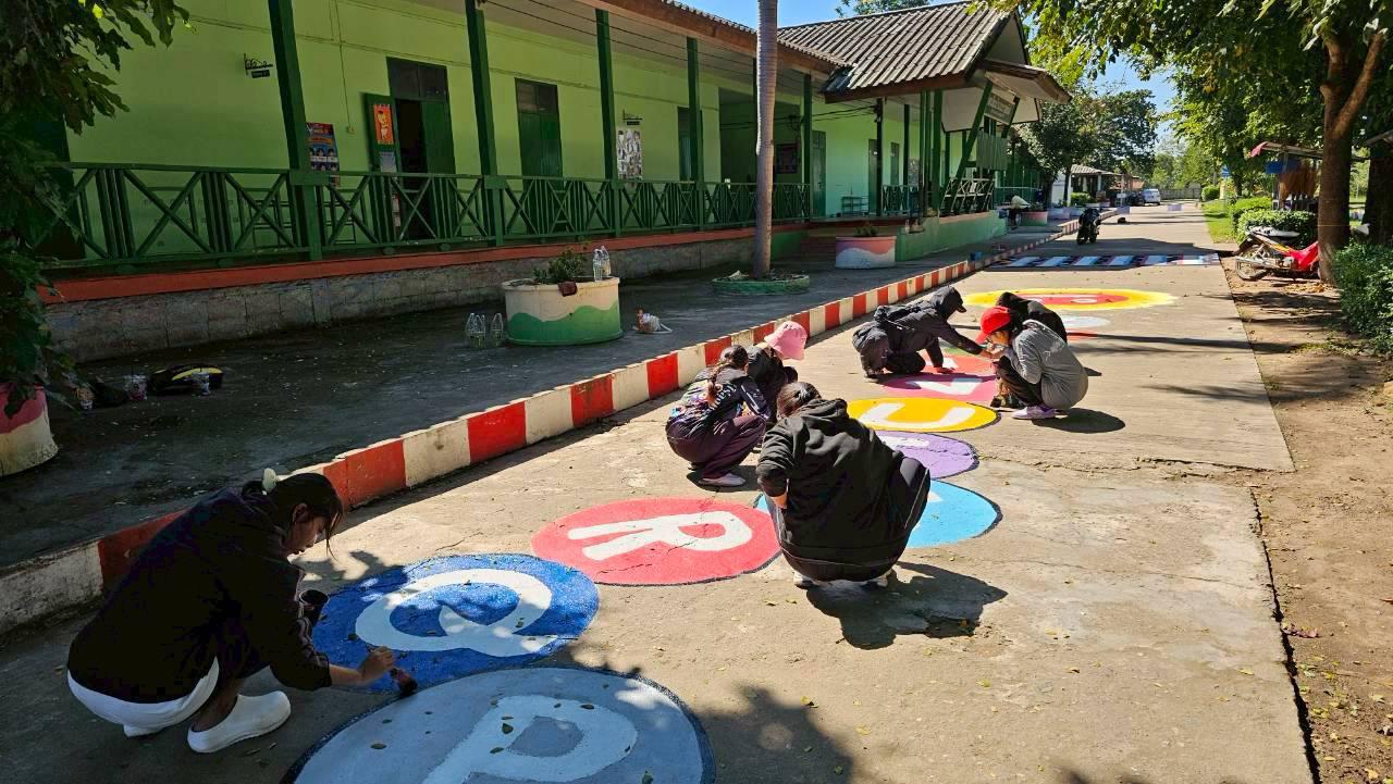 37. กิจกรรมพัฒนาลาน Brain Based Learning (BBL) โรงเรียนบ้านประชาสุขสันต์ อ.ลานกระบือ จ.กำแพงเพชร