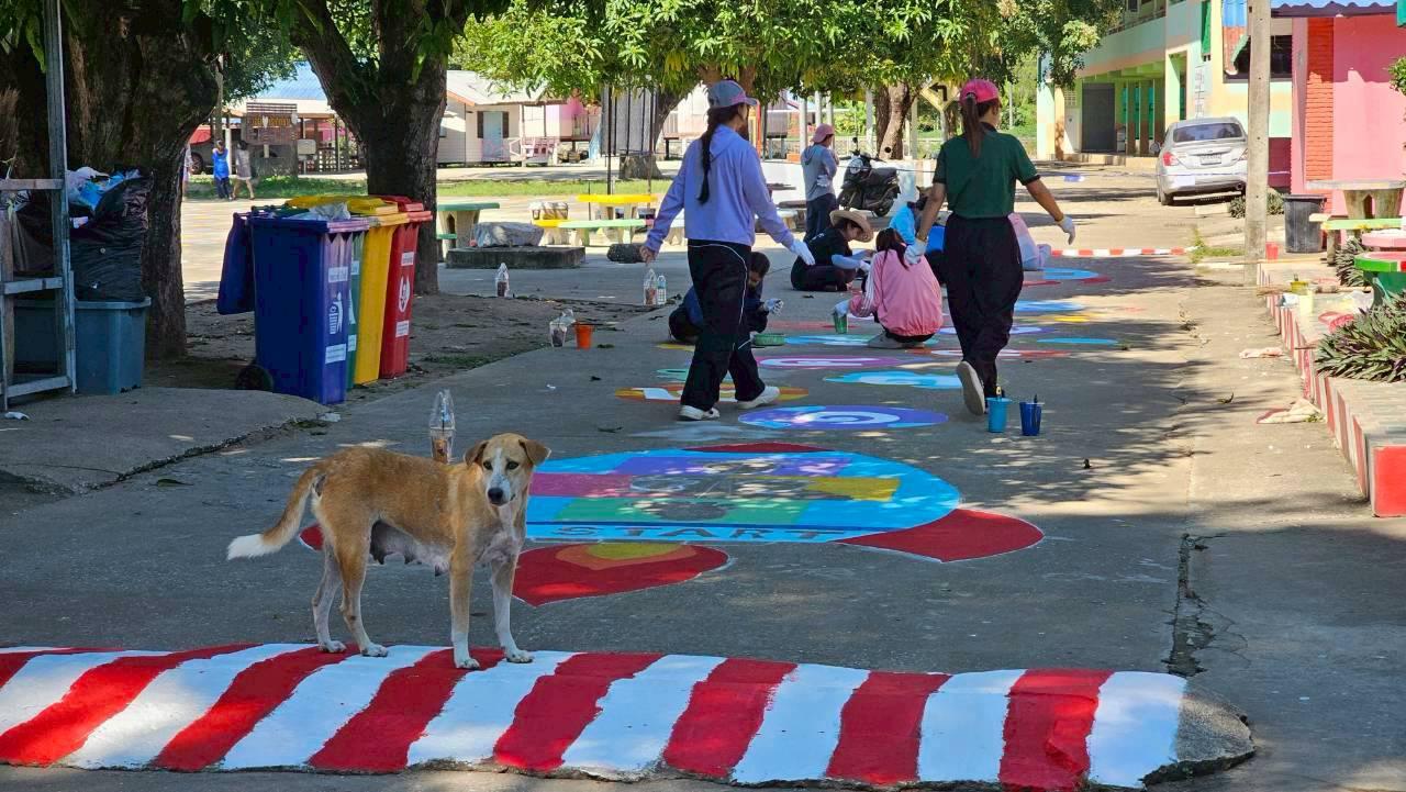 57. กิจกรรมพัฒนาลาน Brain Based Learning (BBL) โรงเรียนบ้านประชาสุขสันต์ อ.ลานกระบือ จ.กำแพงเพชร