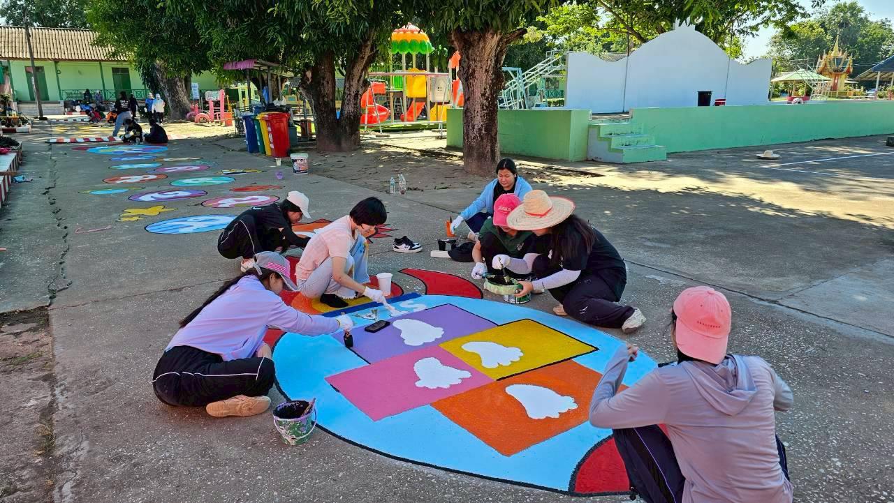 66. กิจกรรมพัฒนาลาน Brain Based Learning (BBL) โรงเรียนบ้านประชาสุขสันต์ อ.ลานกระบือ จ.กำแพงเพชร