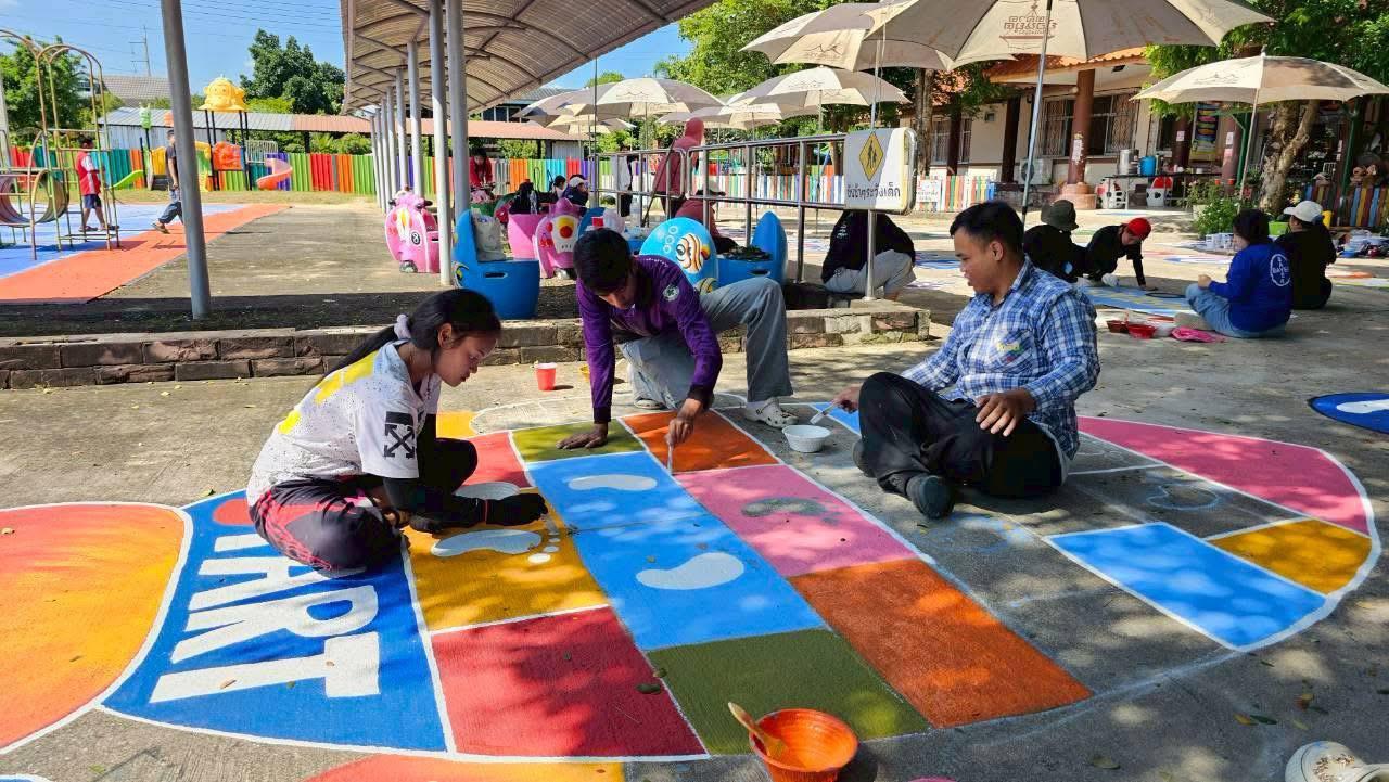 17. กิจกรรมพัฒนาลาน Brain Based Learning (BBL) โรงเรียนเทศบาล1 (บ้านคลองสวนหมาก) อ.เมือง จ.กำแพงเพชร