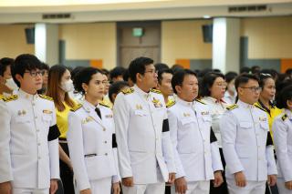 1. พิธีวางพานพุ่มถวายราชสักการะและพิธีน้อมรำลึก เนื่องในวันคล้ายวันพระบรมราชสมภพพระบาทสมเด็จพระบรมชนกาธิเบศรฯ