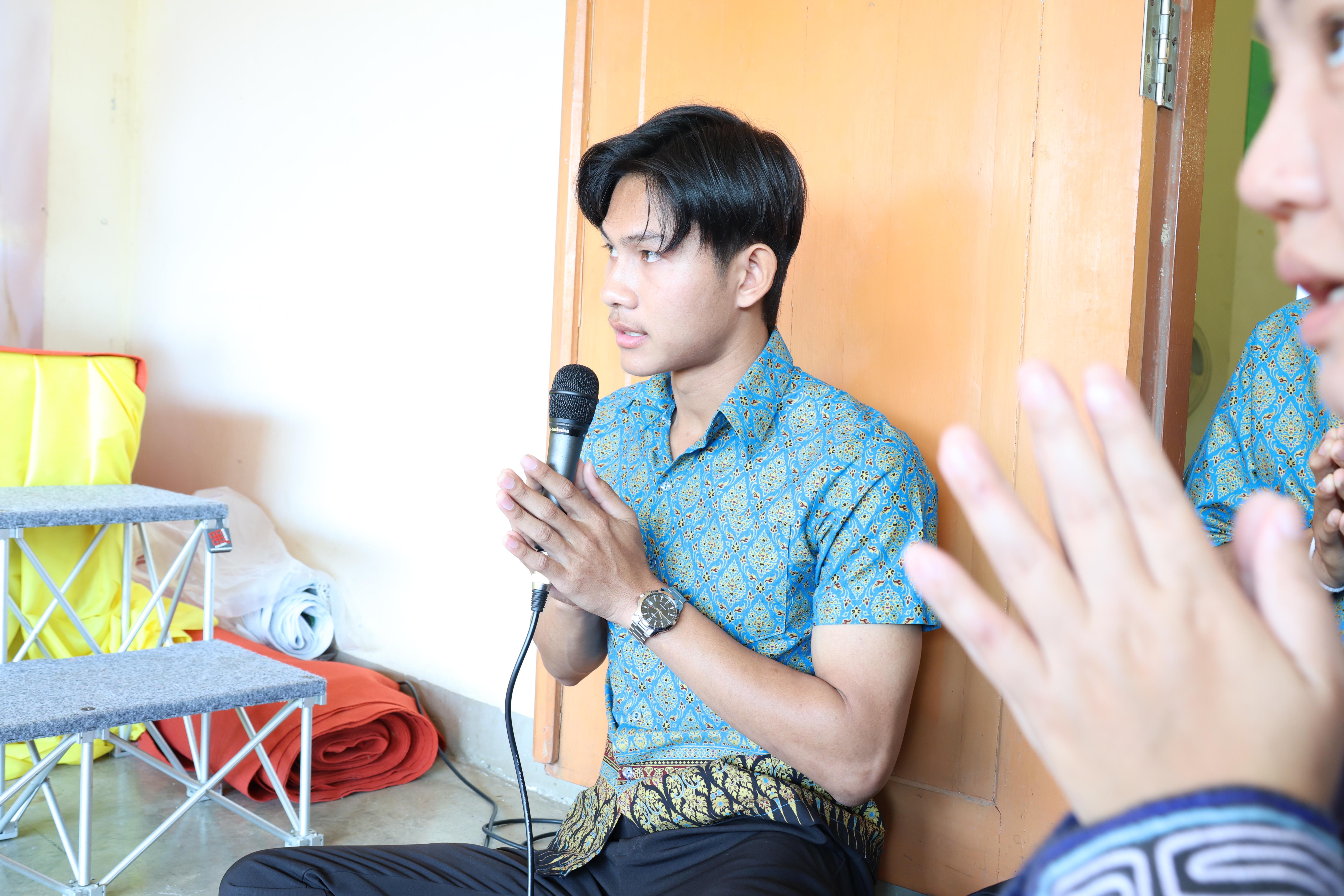 40. ทำบุญปีใหม่โปรแกรมวิชาพลศึกษา