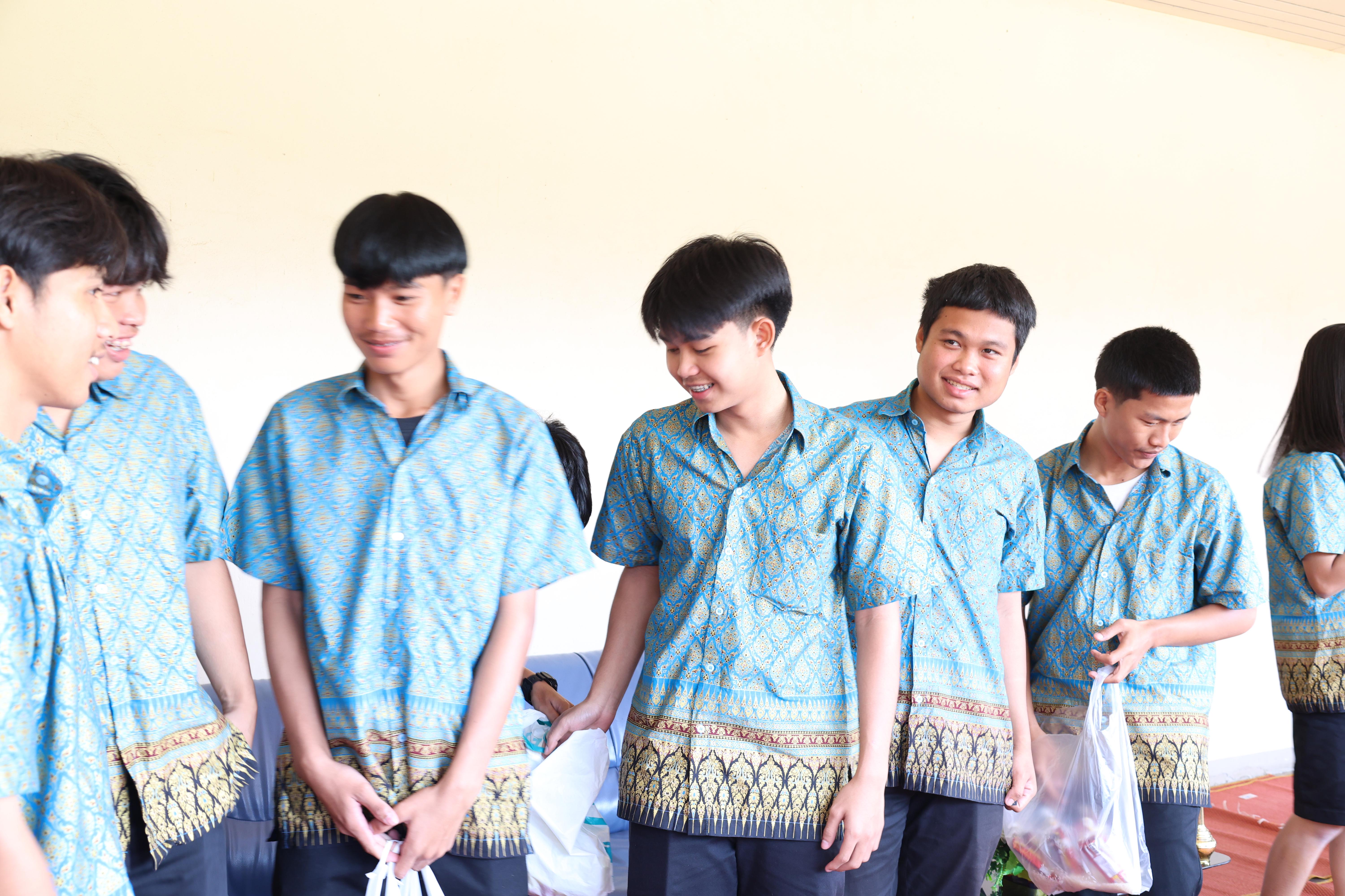 59. ทำบุญปีใหม่โปรแกรมวิชาพลศึกษา