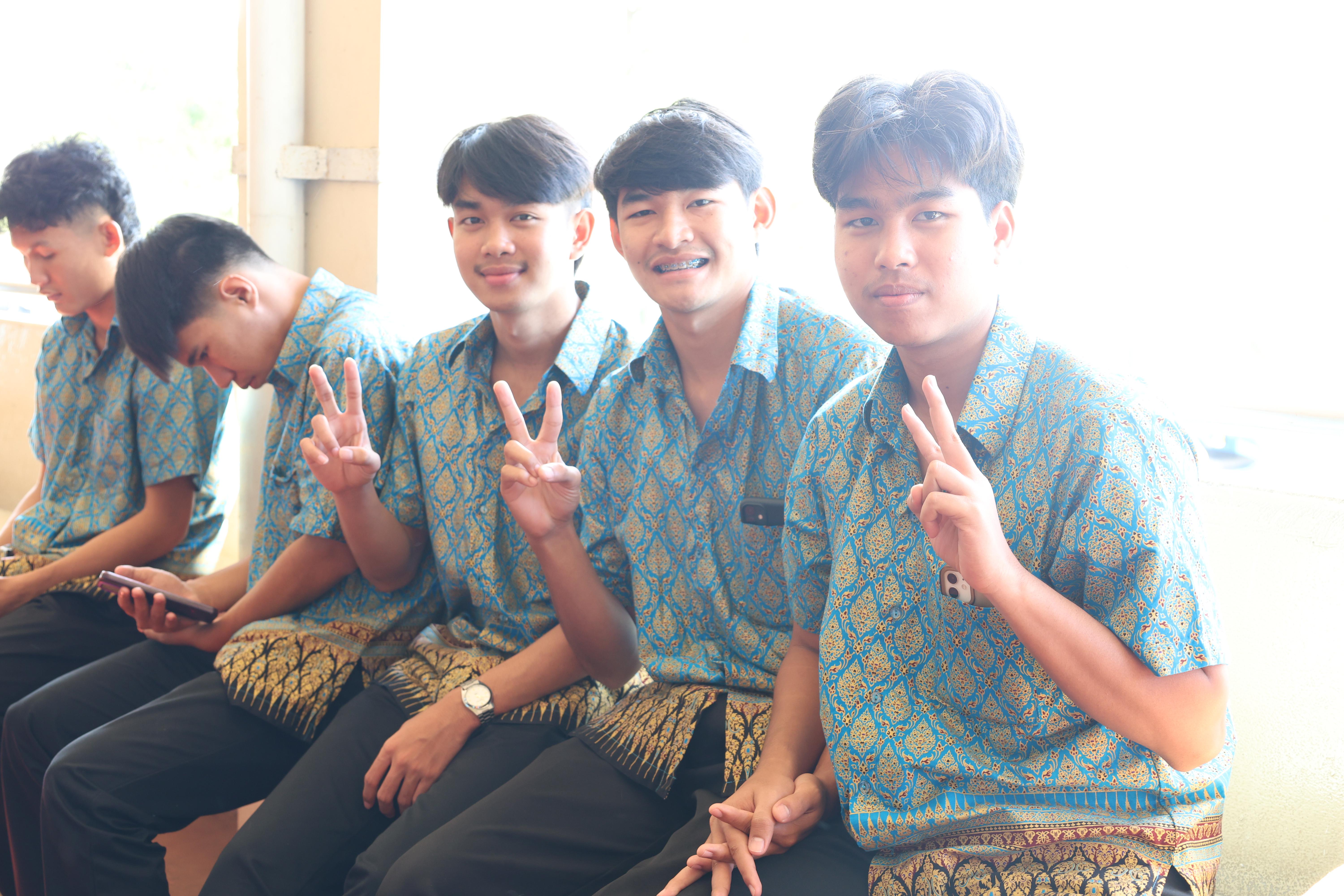 68. ทำบุญปีใหม่โปรแกรมวิชาพลศึกษา