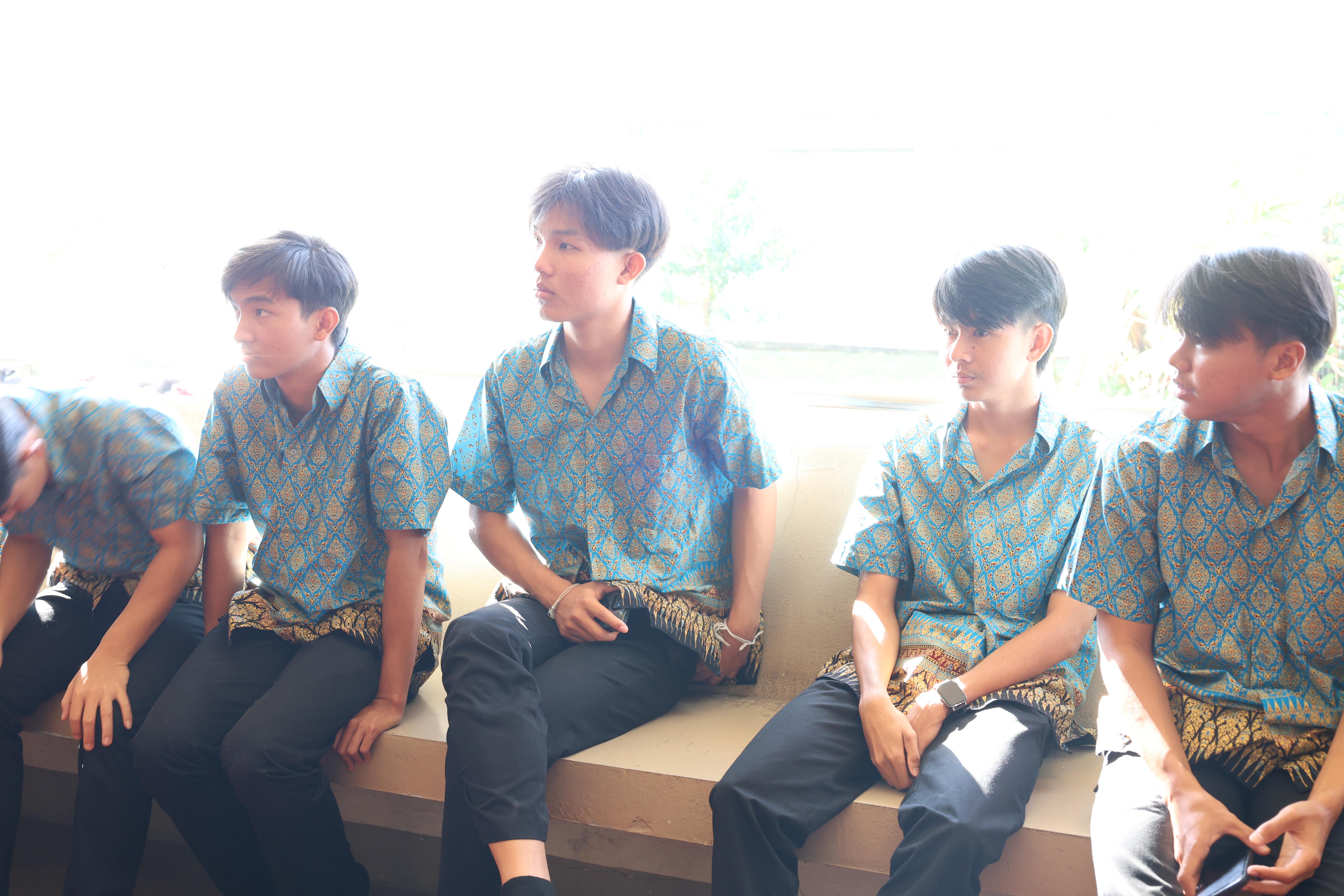 71. ทำบุญปีใหม่โปรแกรมวิชาพลศึกษา