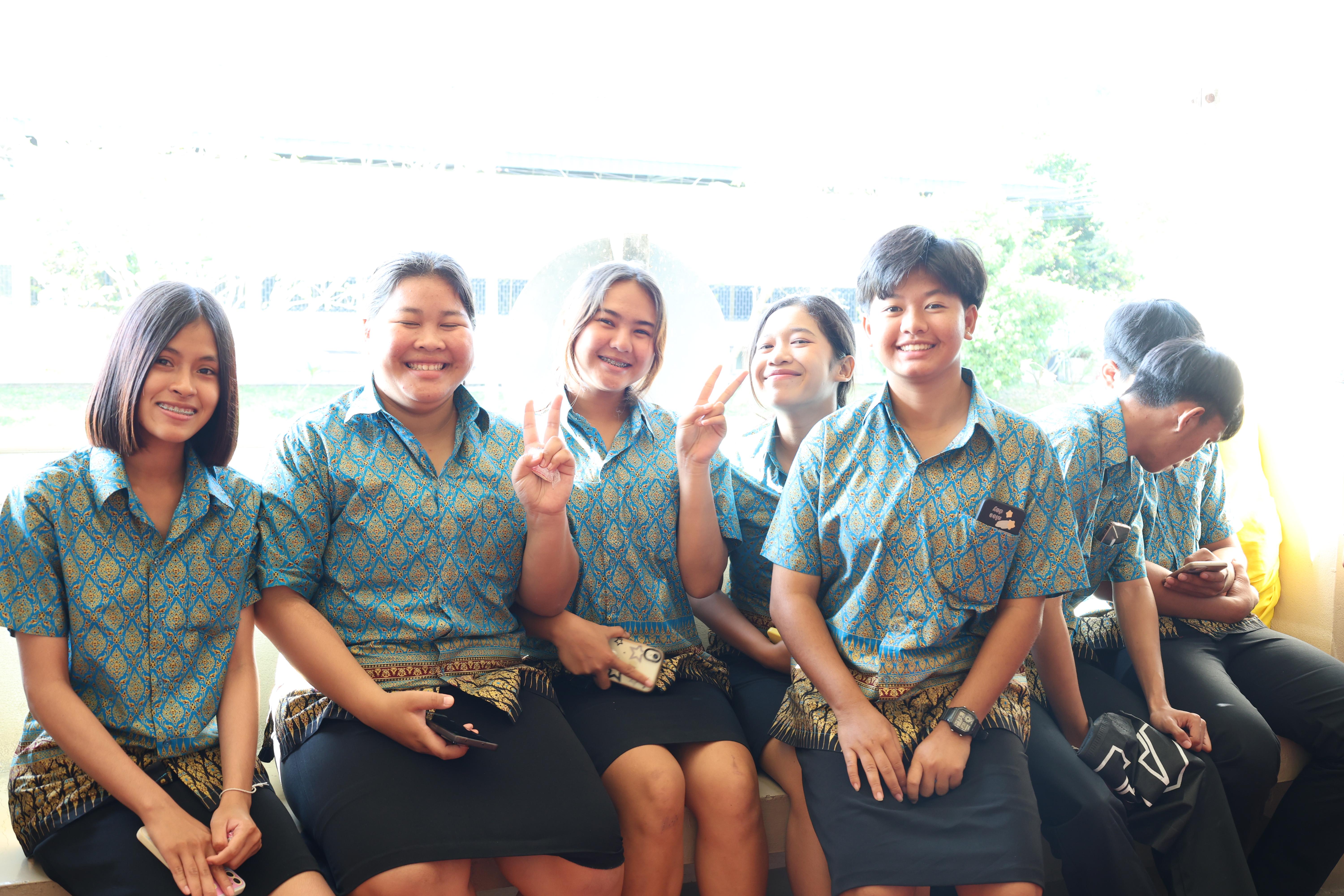 72. ทำบุญปีใหม่โปรแกรมวิชาพลศึกษา