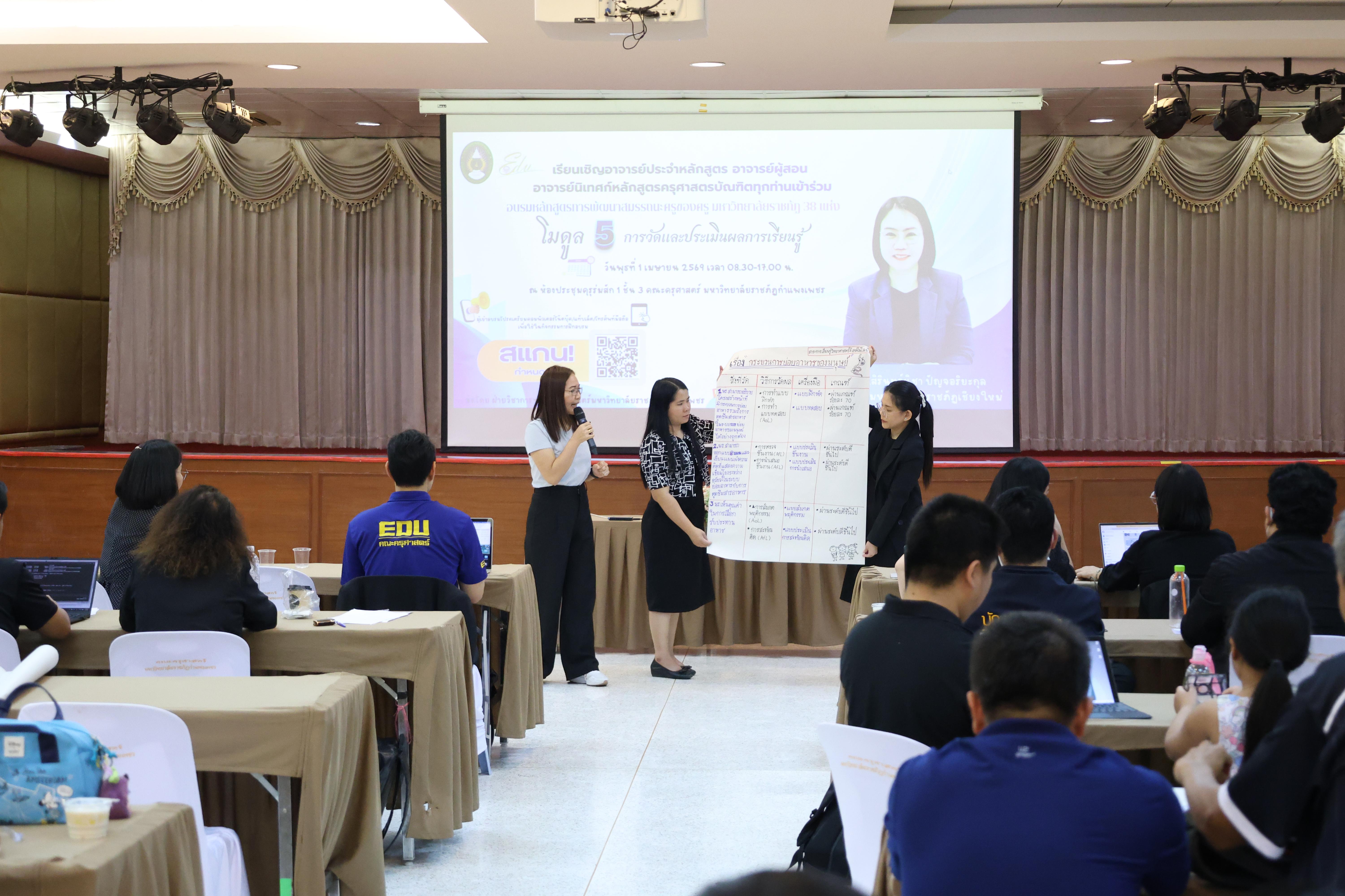 387. จัดโครงการเพื่อพัฒนาพัฒนาสมรรถนะครูของครูสำหรับอาจารย์ผู้สอน และอาจารย์นิเทศหลักสูตรครุศาสตรบัณฑิต ที่มีและยังไม่มีวุฒิทางการศึกษา