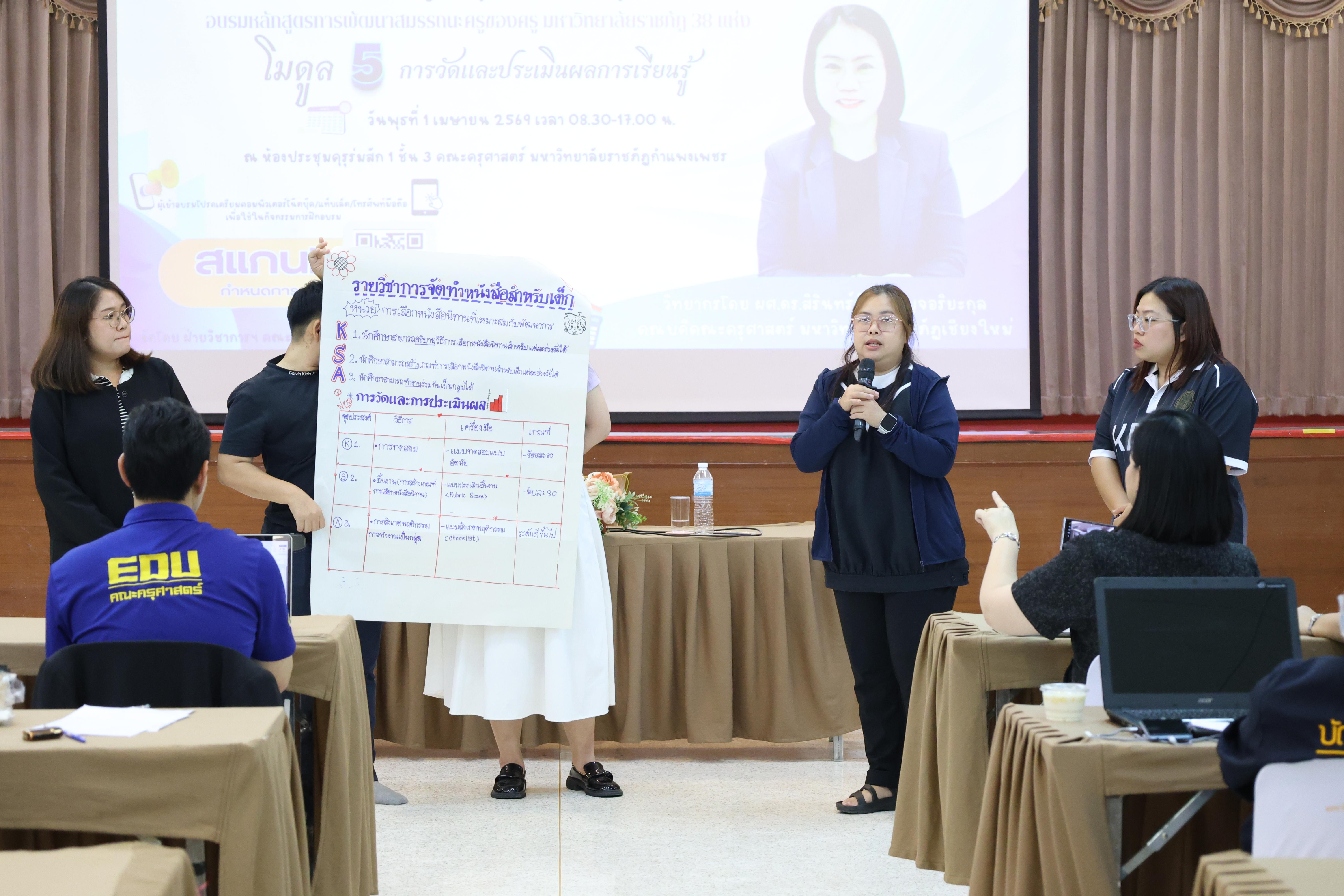 389. จัดโครงการเพื่อพัฒนาพัฒนาสมรรถนะครูของครูสำหรับอาจารย์ผู้สอน และอาจารย์นิเทศหลักสูตรครุศาสตรบัณฑิต ที่มีและยังไม่มีวุฒิทางการศึกษา