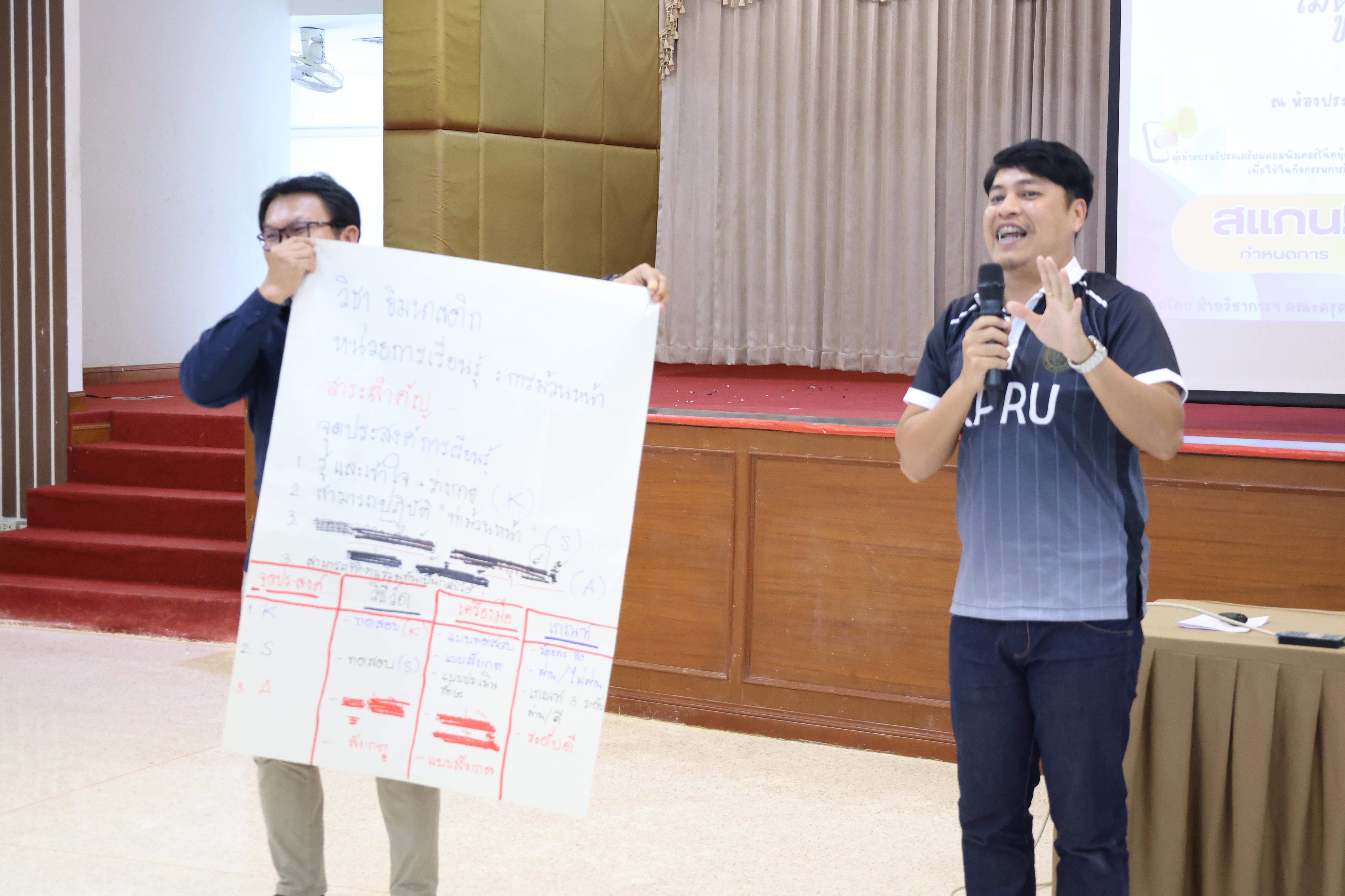 394. จัดโครงการเพื่อพัฒนาพัฒนาสมรรถนะครูของครูสำหรับอาจารย์ผู้สอน และอาจารย์นิเทศหลักสูตรครุศาสตรบัณฑิต ที่มีและยังไม่มีวุฒิทางการศึกษา