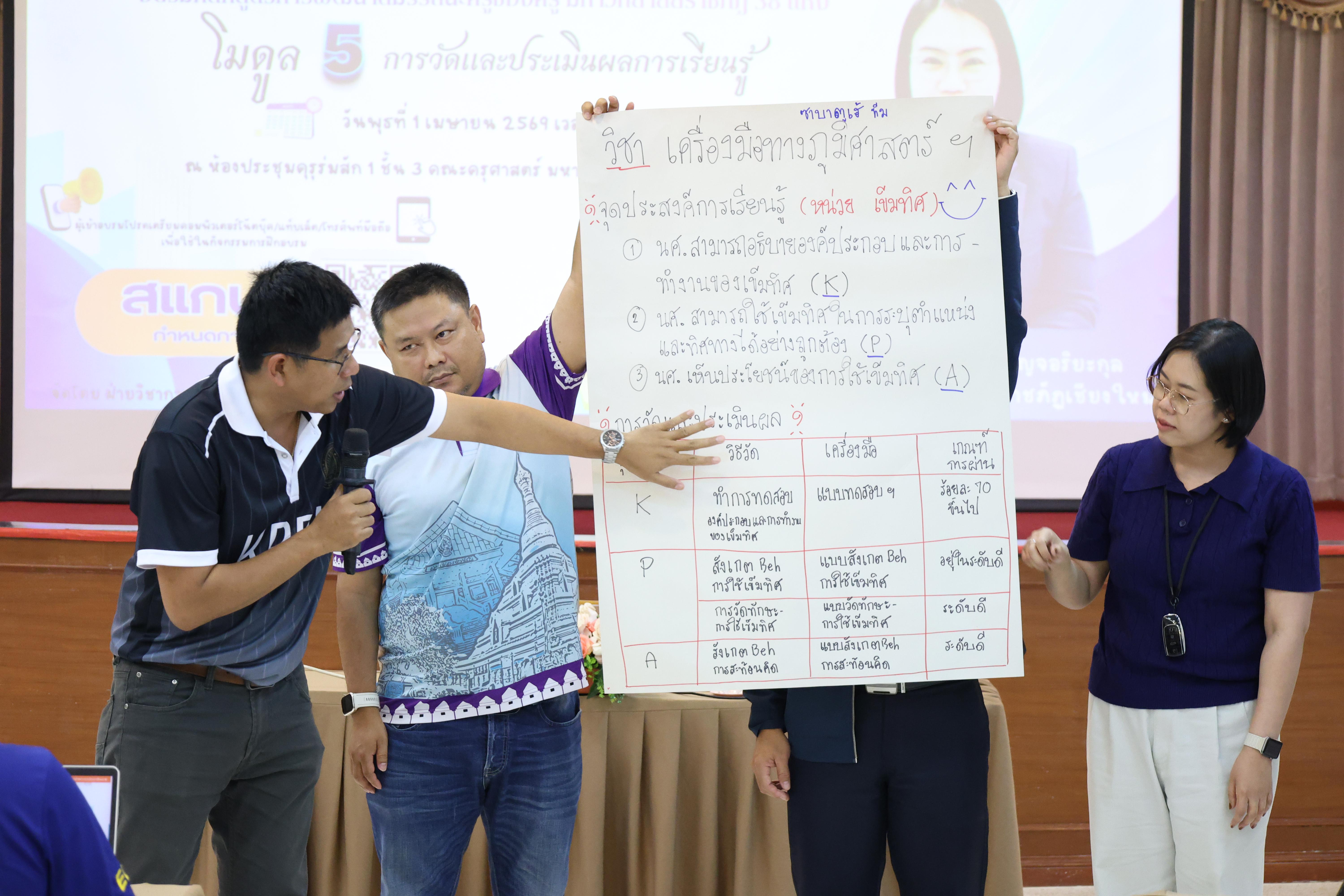 409. จัดโครงการเพื่อพัฒนาพัฒนาสมรรถนะครูของครูสำหรับอาจารย์ผู้สอน และอาจารย์นิเทศหลักสูตรครุศาสตรบัณฑิต ที่มีและยังไม่มีวุฒิทางการศึกษา